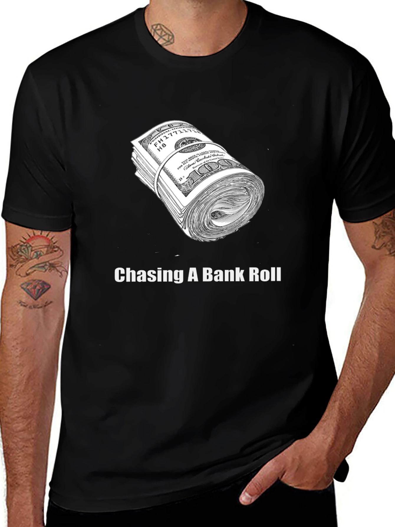 Variant 12 of Chasing A Bank Roll Graphic Tee