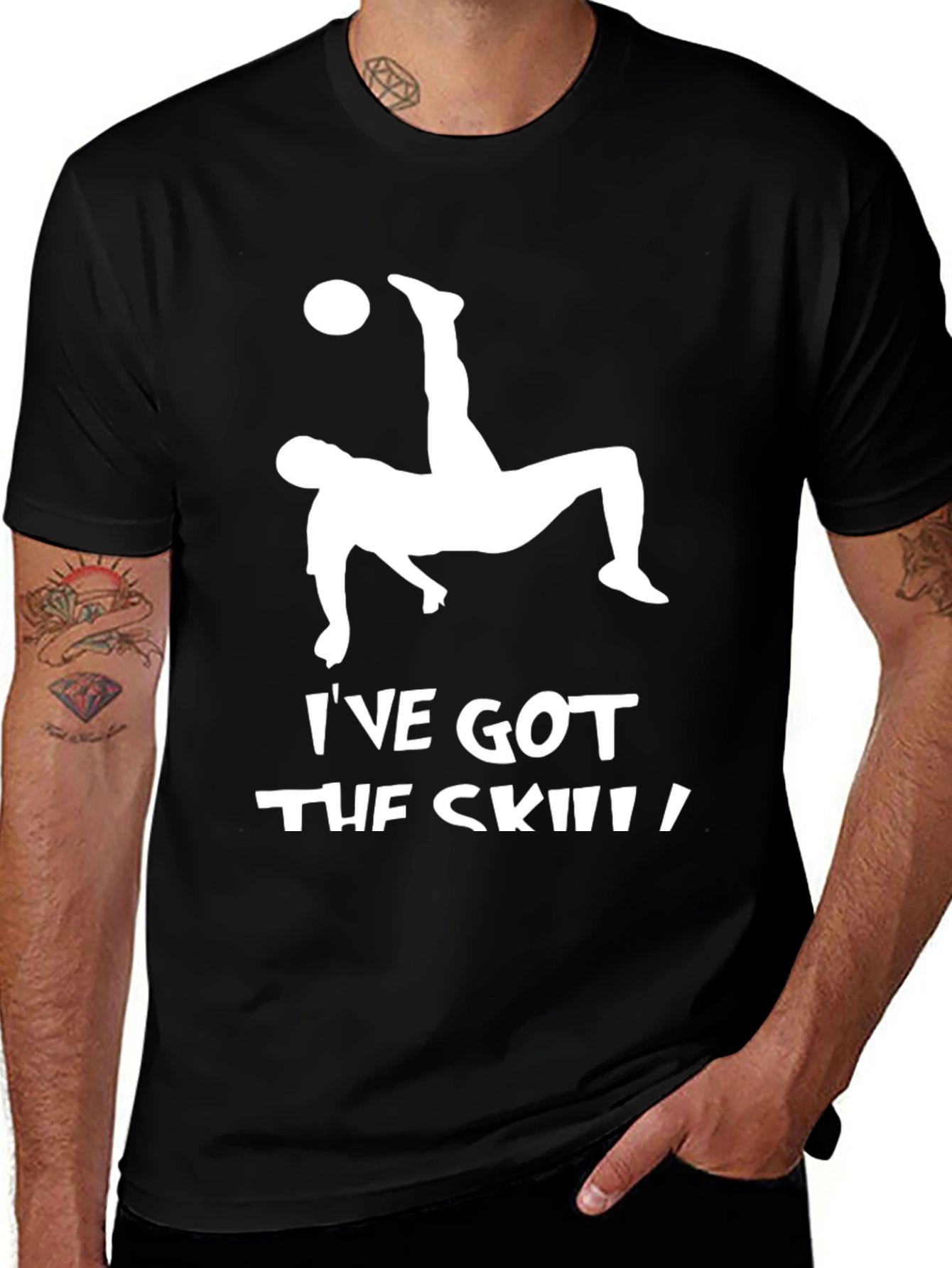 Variant 14 of I've Got The Skills Black T-Shirt