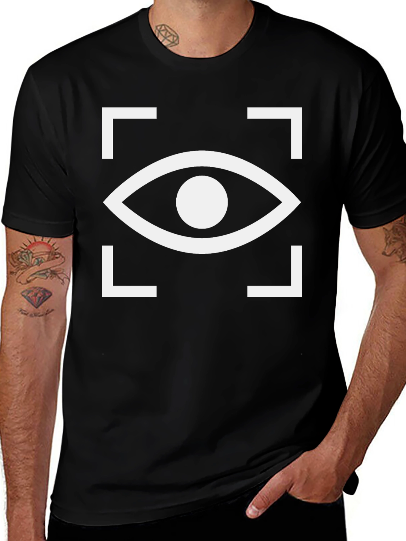 Variant 4 of Eye in Focus Graphic Tee - Cool & Modern