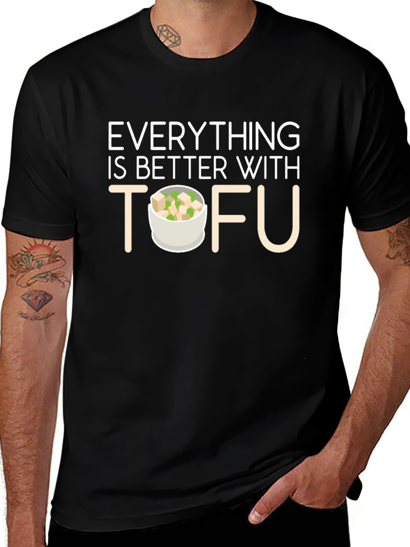 Variant 14 of Everything is Better with Tofu T-Shirt