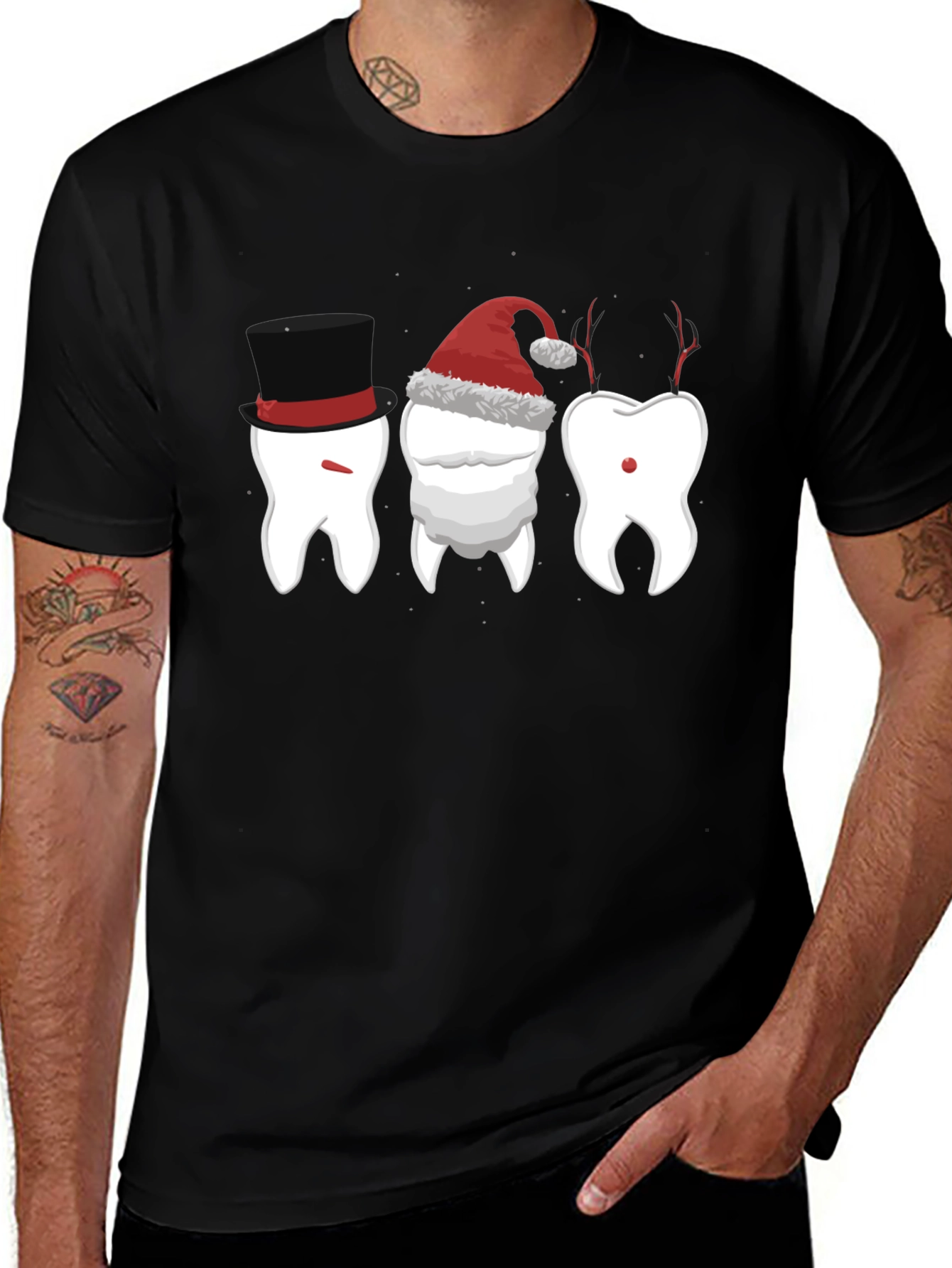 Variant 13 of Festive Dental Holiday T-Shirt