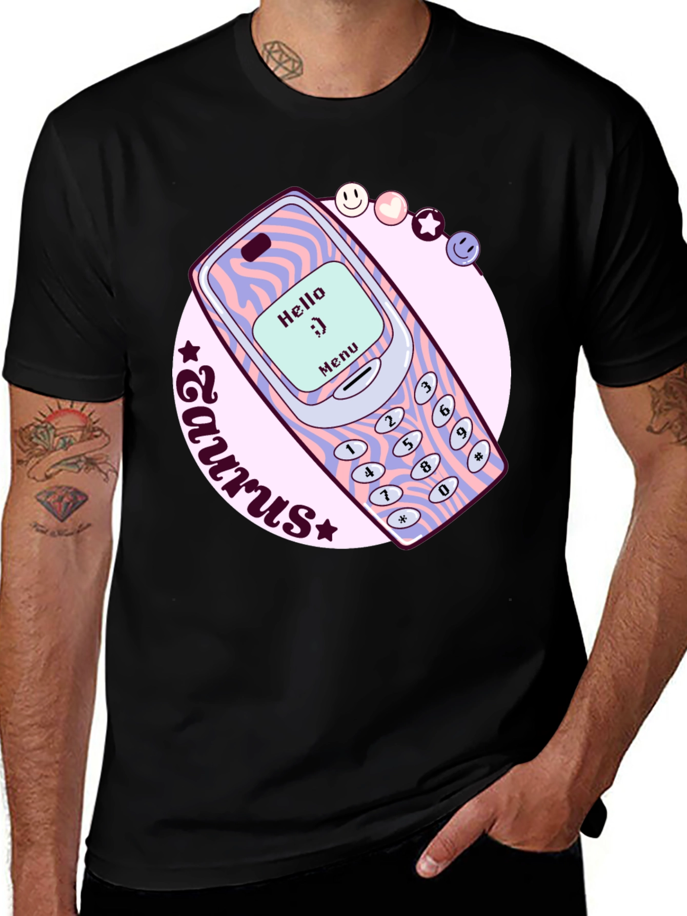 Variant 10 of Retro Phone Tee - Zaurus