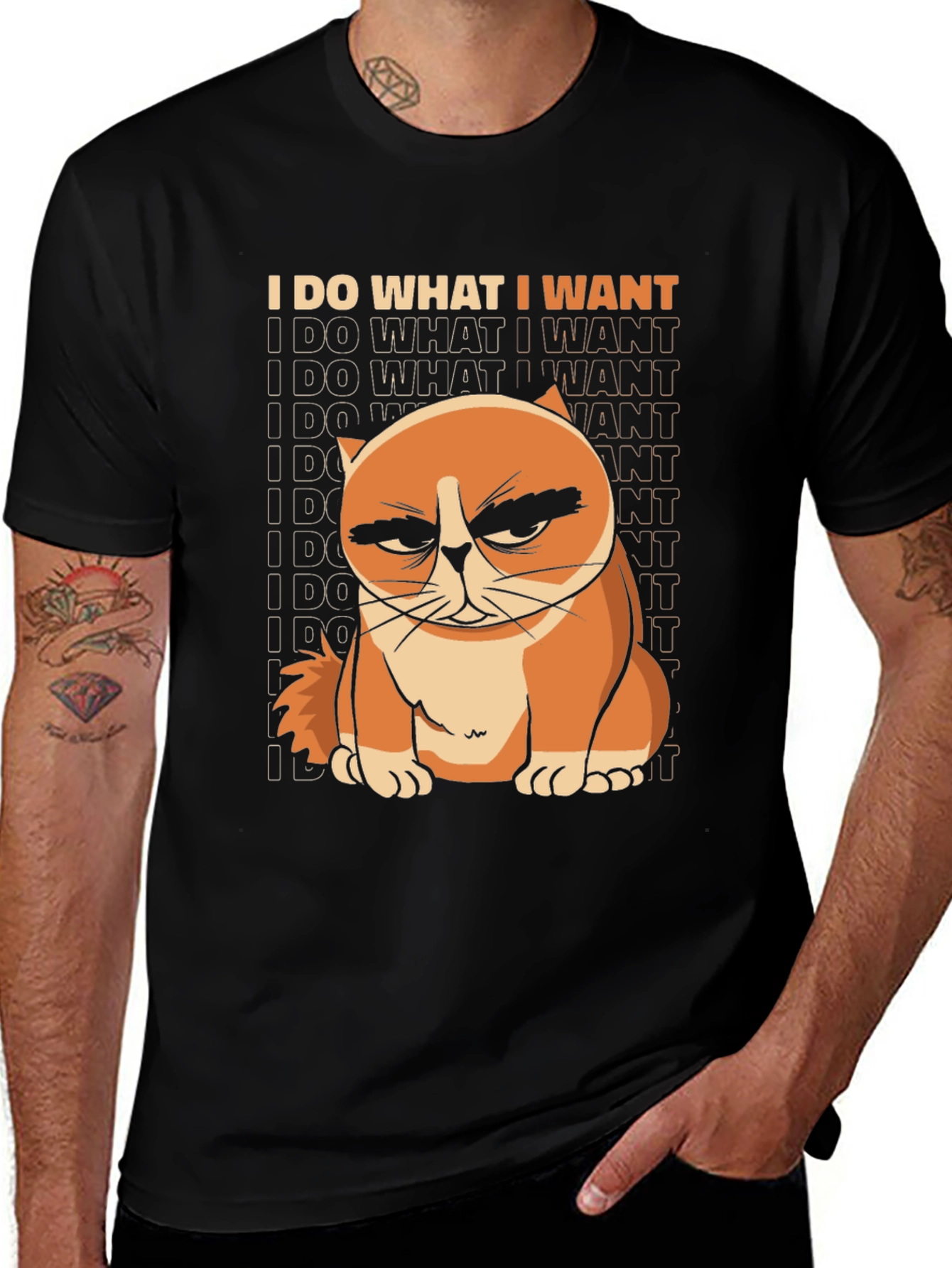 Variant 30 of Grumpy Cat T-Shirt - I Do What I Want