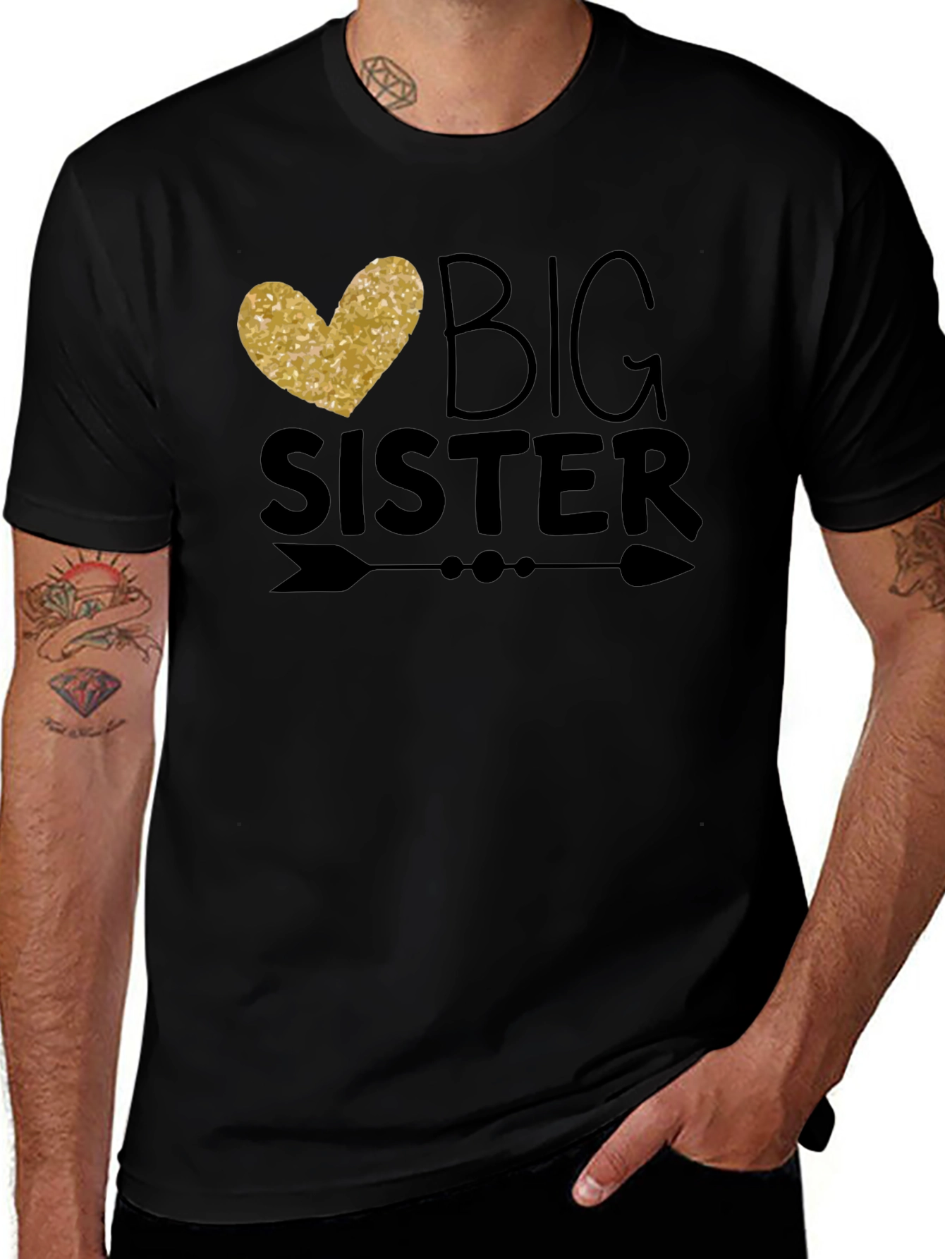 Big Sister Heart T-Shirt
