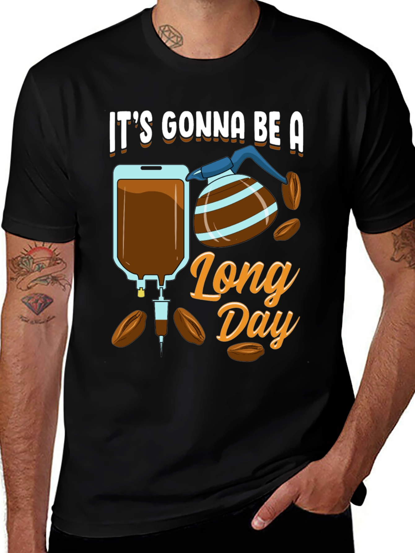 Variant 6 of It's Gonna Be A Long Day Graphic T-Shirt
