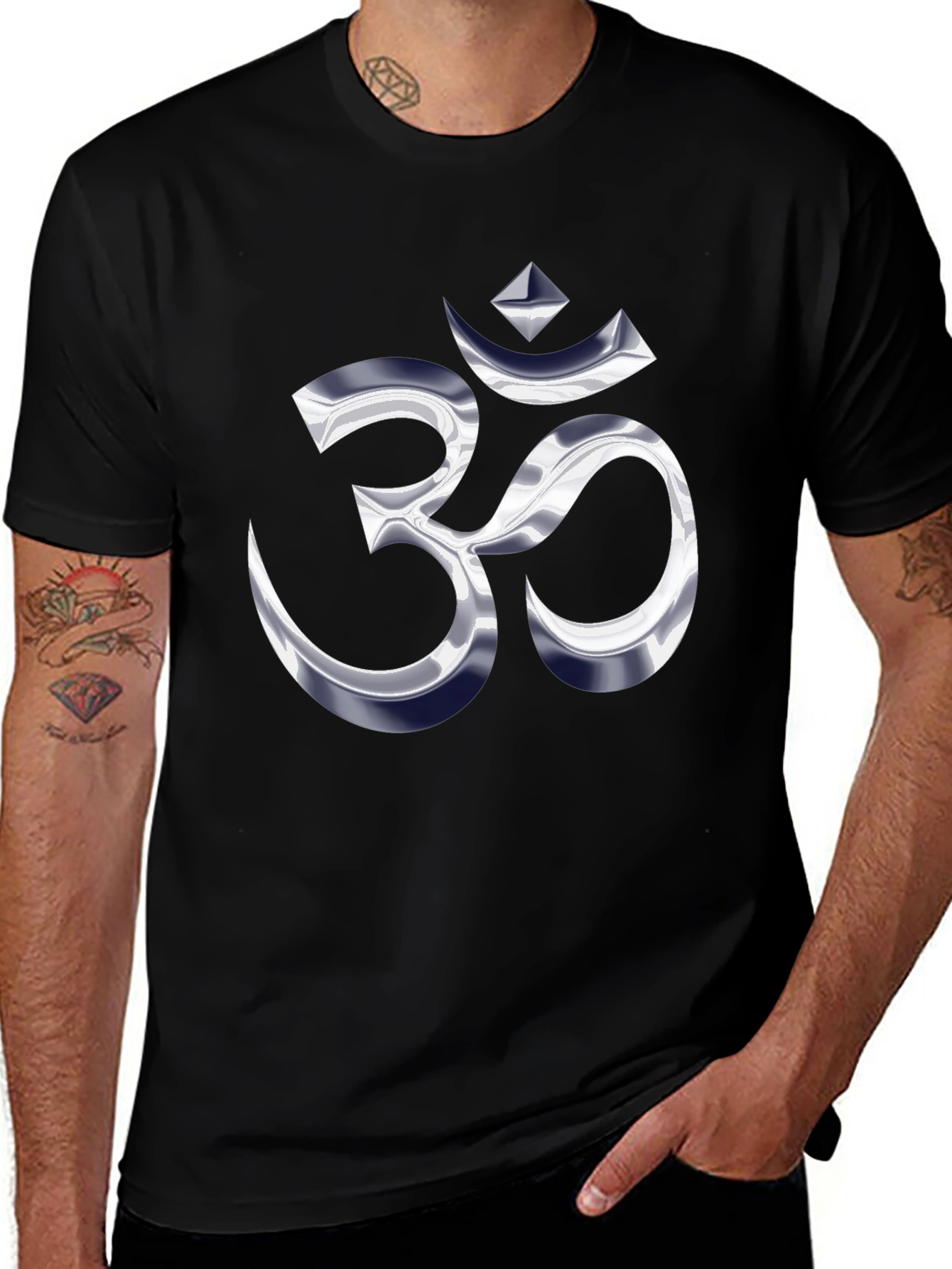 Black Om Symbol T-Shirt