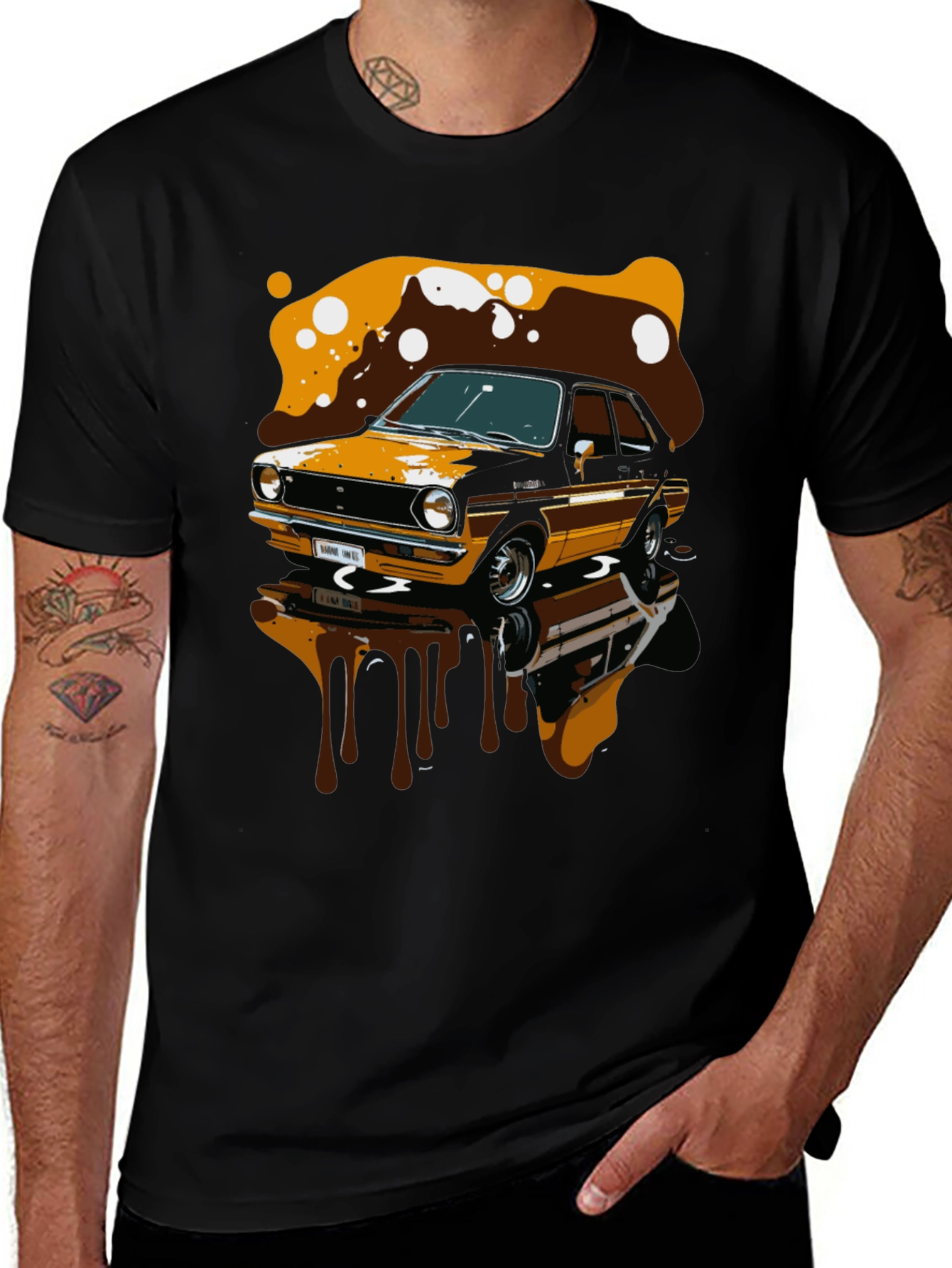 Variant 9 of Vintage Car Graphic T-Shirt