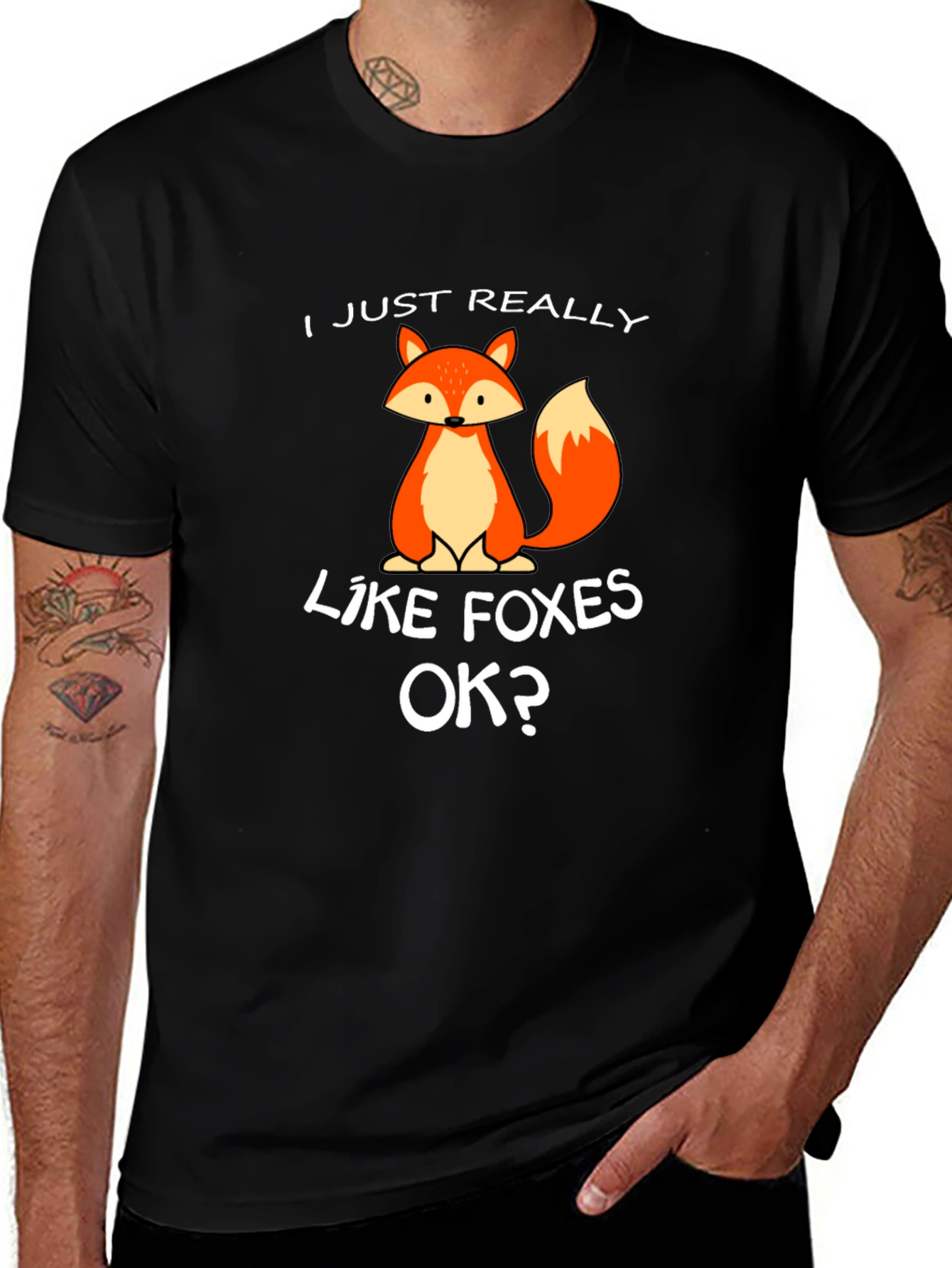 Variant 14 of I Just Really Like Foxes OK? Graphic Tee
