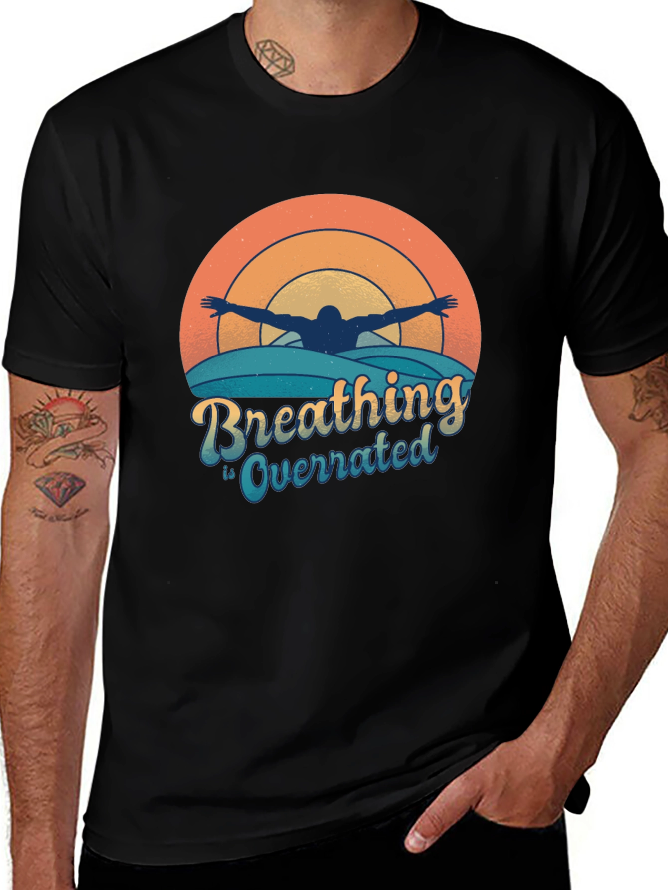 Variant 24 of Breathing is Overrated T-Shirt