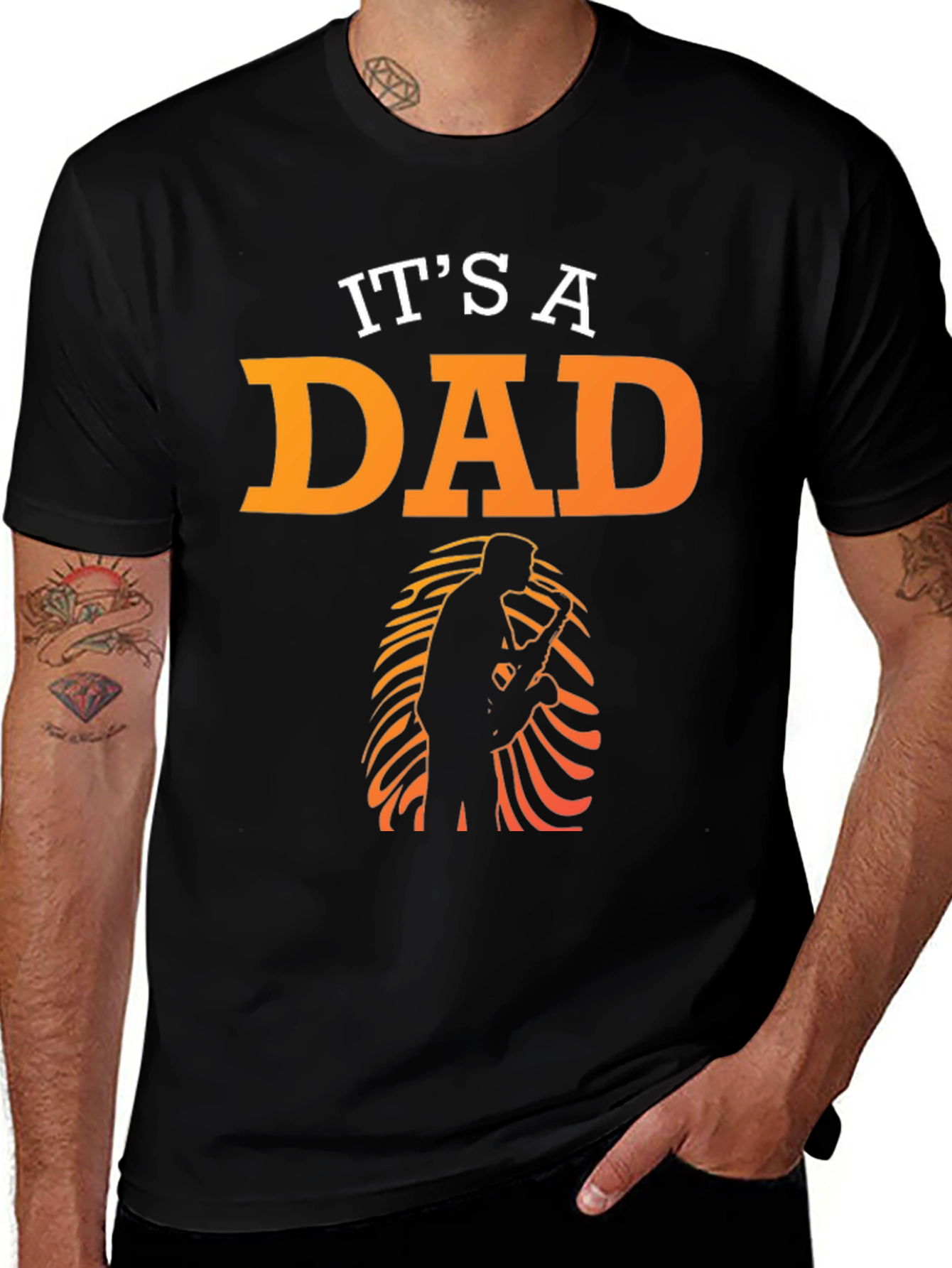 Variant 25 of It's A Dad Saxophone T-Shirt