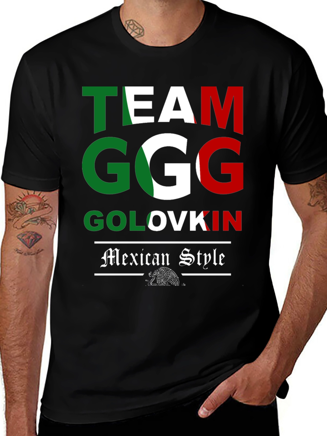 Variant 24 of Team GGG Golovkin Mexican Style T-Shirt
