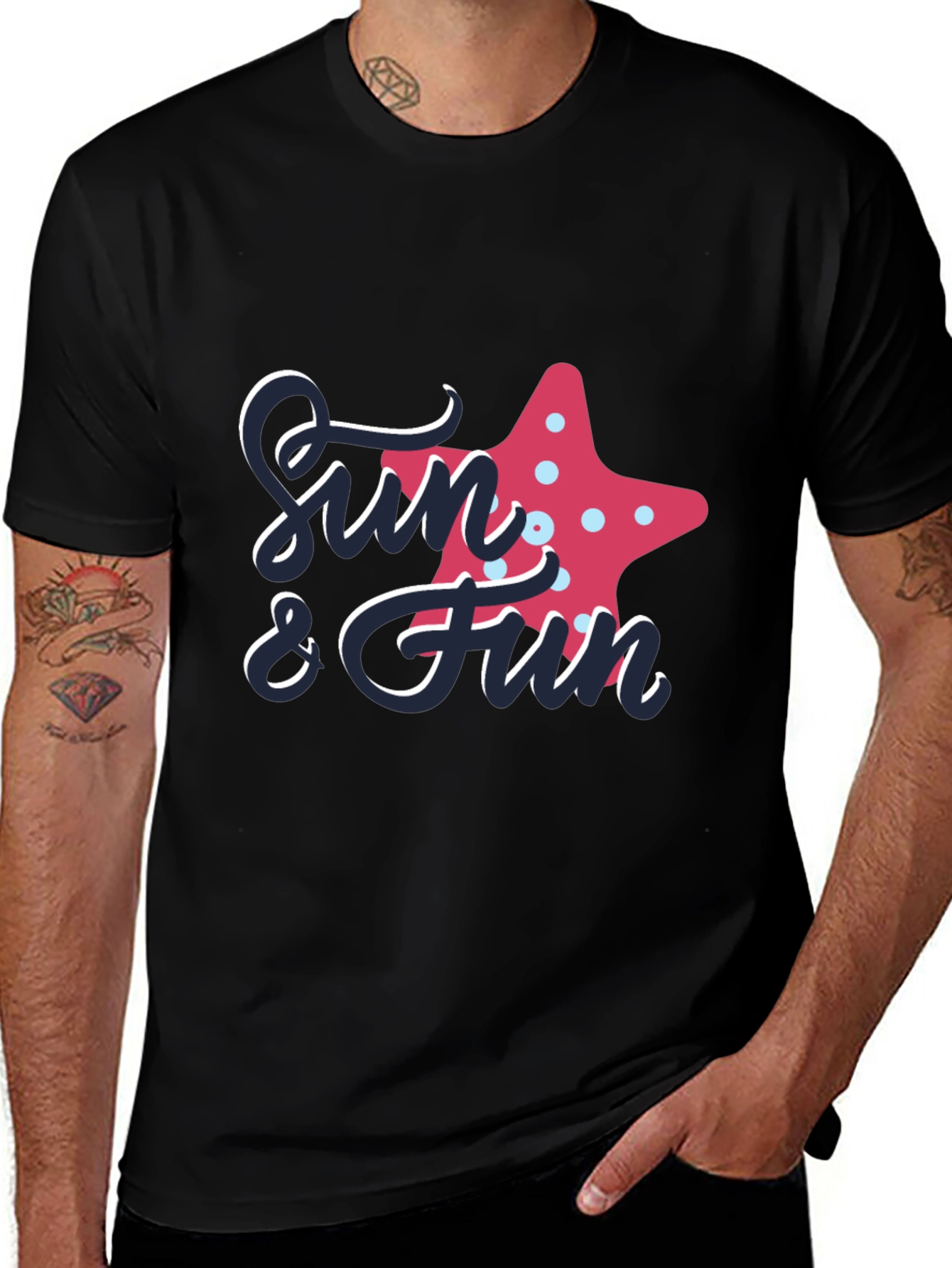 Variant 23 of Sun & Fun Starfish Graphic T-Shirt