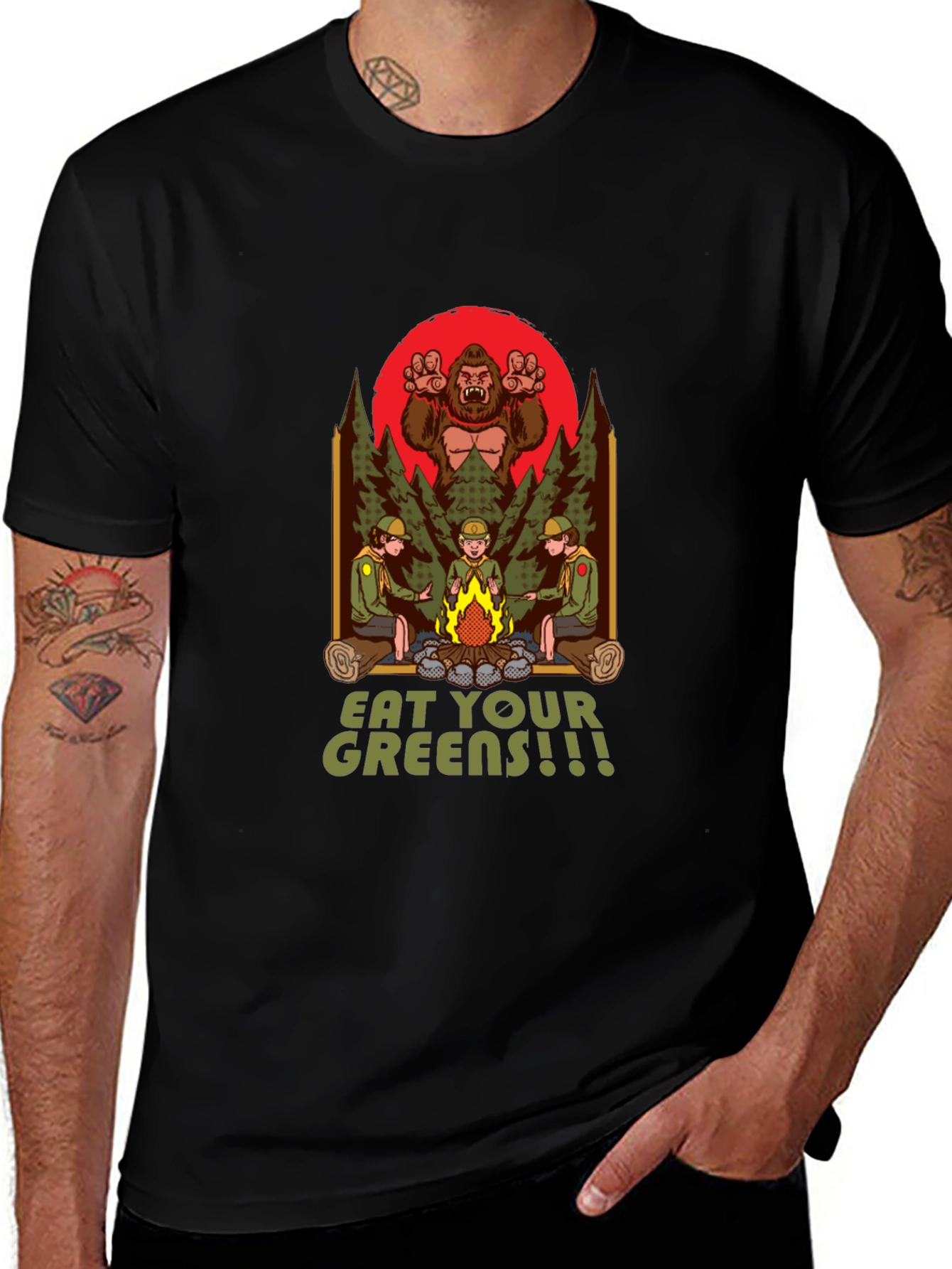 Eat Your Greens Graphic T-Shirt
