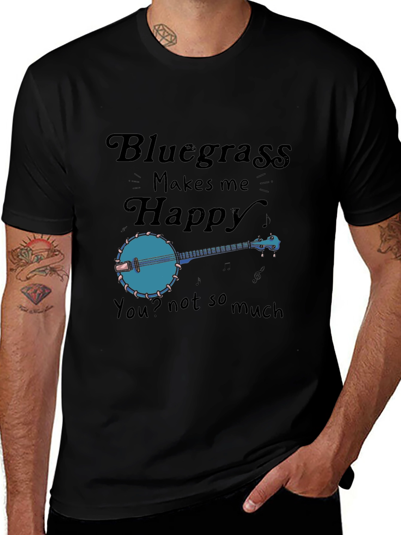 Variant 22 of Bluegrass Makes Me Happy Graphic Tee