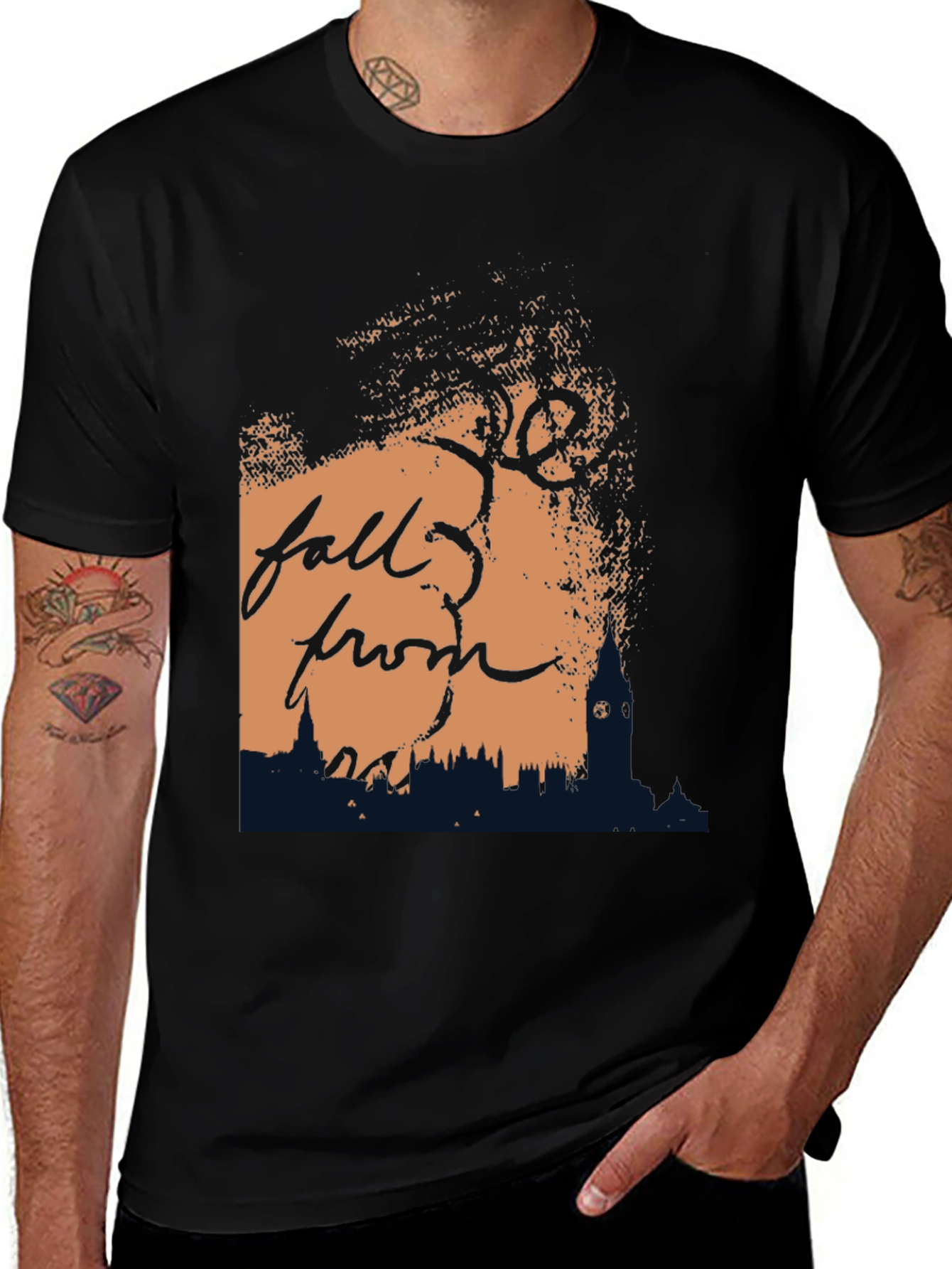 Variant 17 of Fall From London Graphic Tee