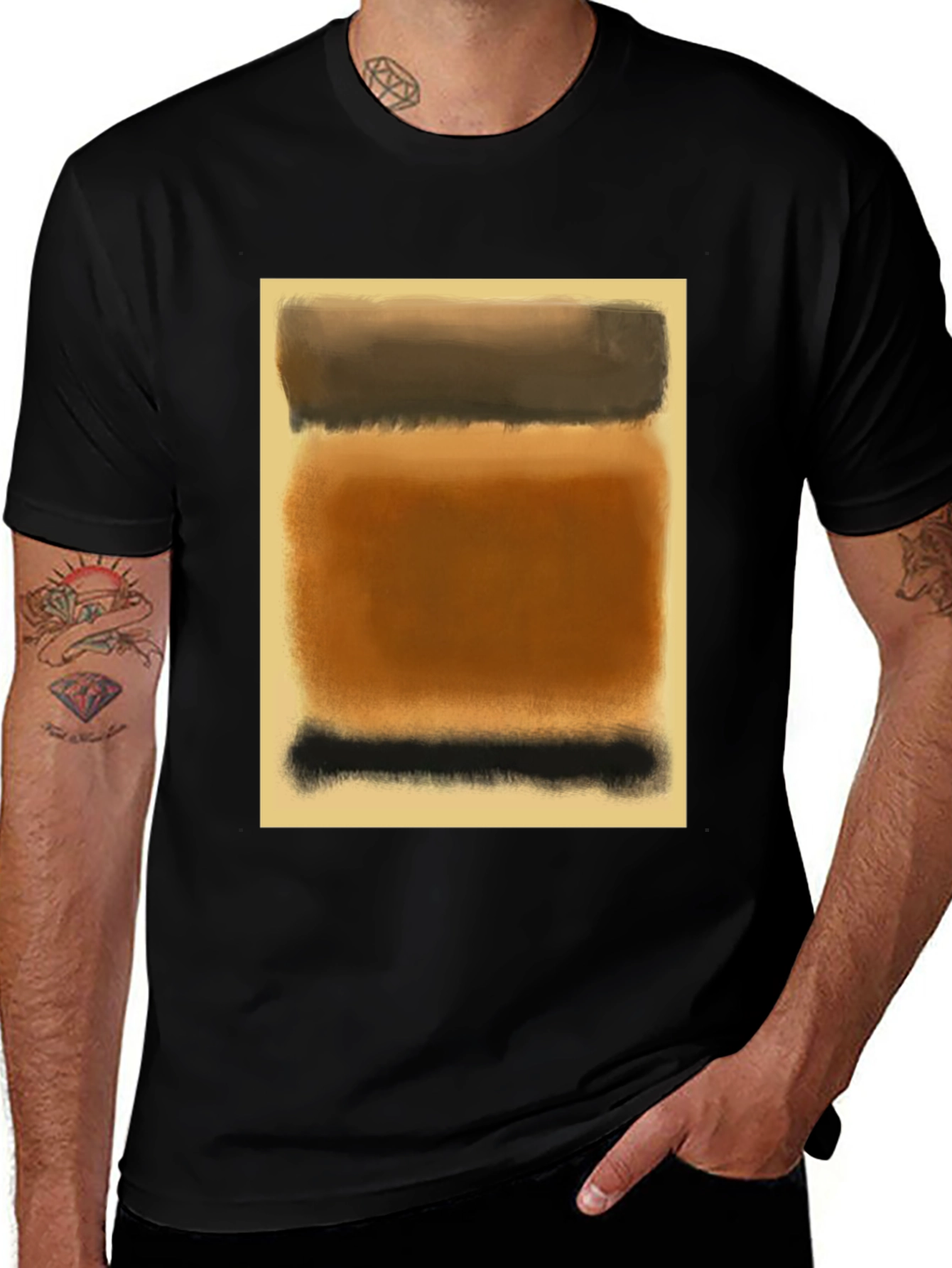 Variant 14 of Rothko Inspired Abstract Art T-Shirt