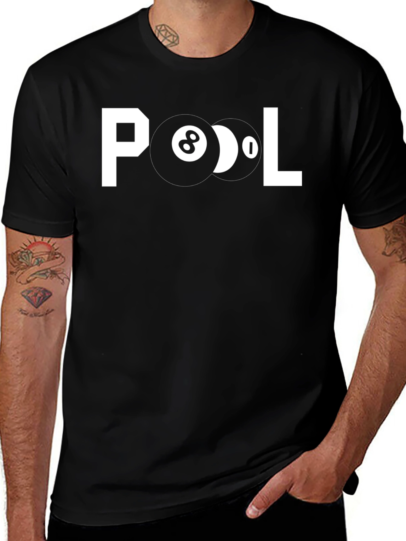 Variant 4 of Pool T-Shirt - Eight Ball Graphic Tee