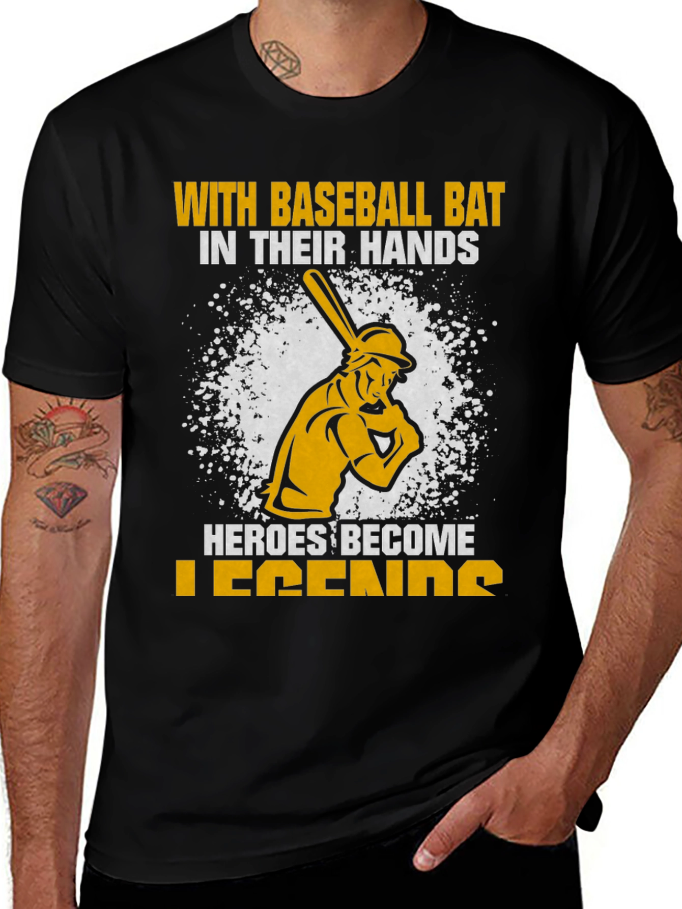 Variant 14 of Baseball Heroes T-Shirt