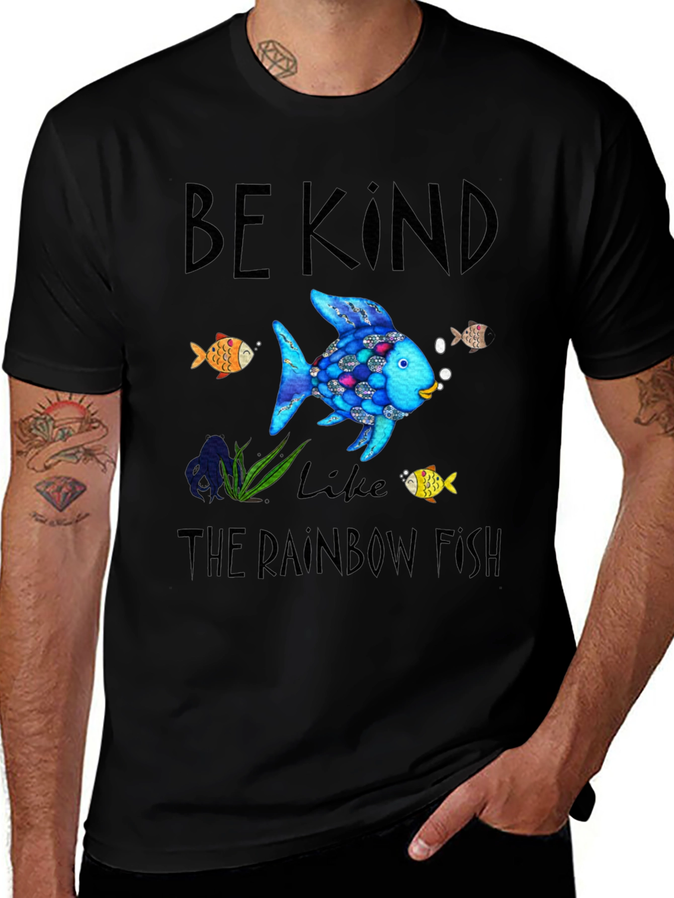 Be Kind Like the Rainbow Fish Graphic Tee