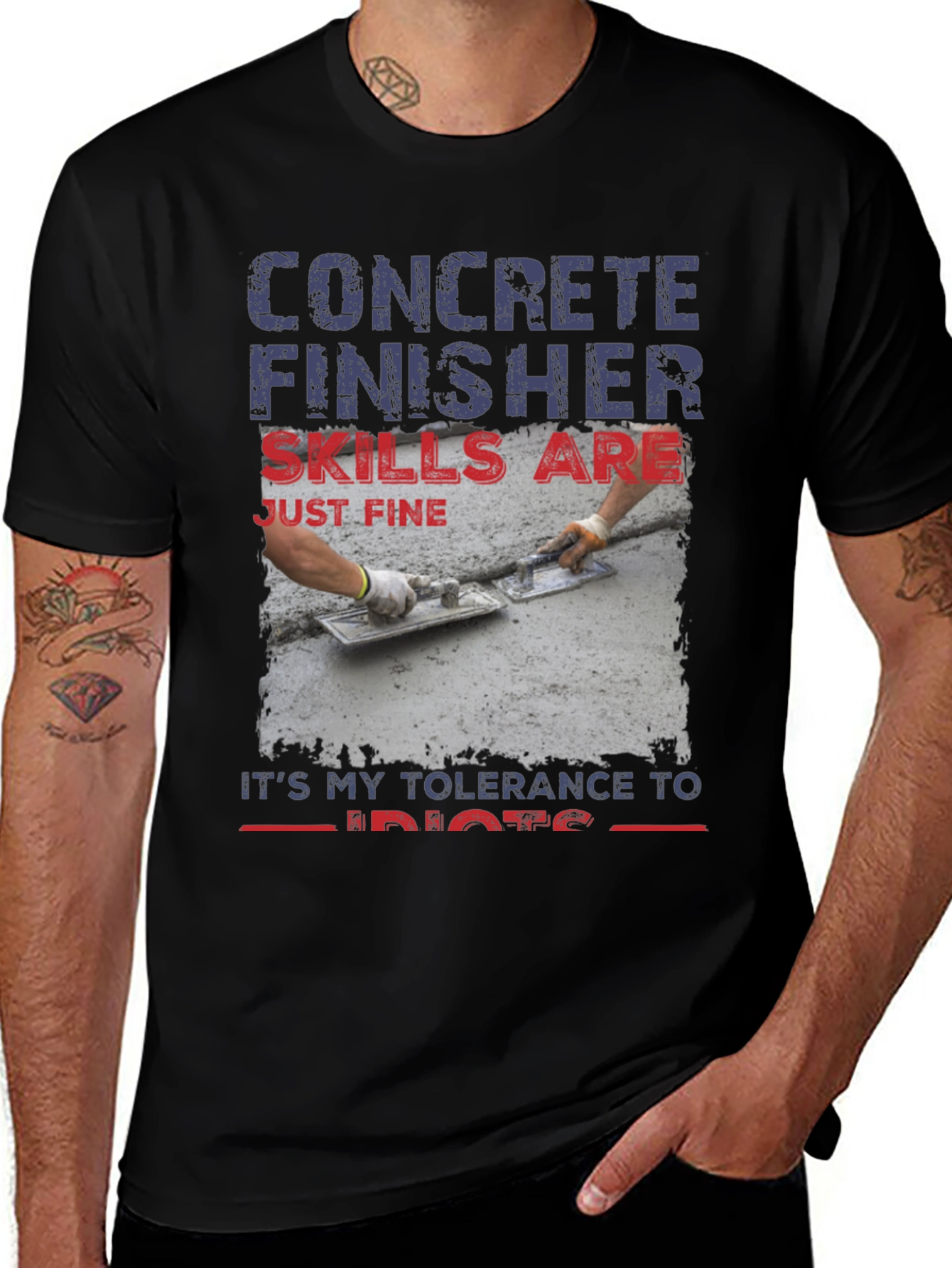 Concrete Finisher Tolerance T-Shirt