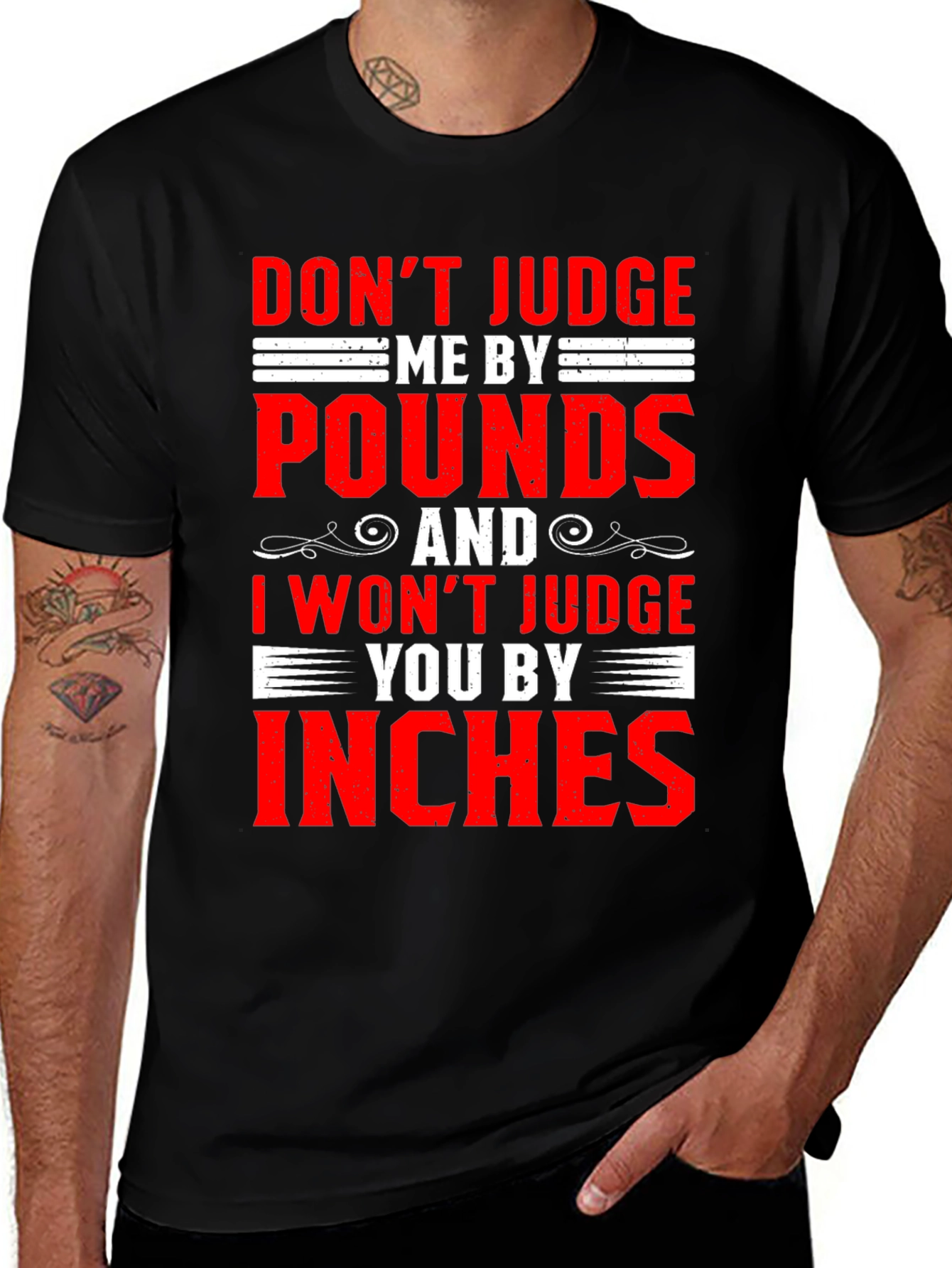 Variant 6 of Don't Judge Me Men's Graphic T-Shirt