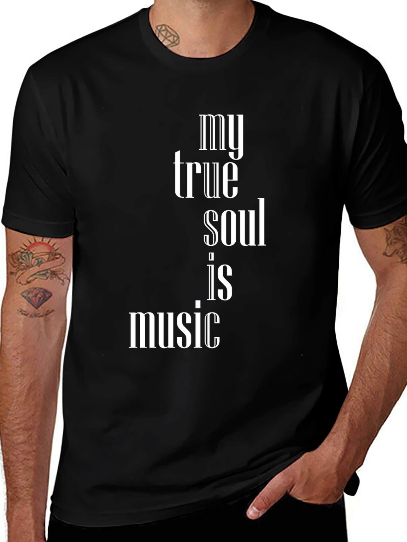 Variant 14 of My True Soul Is Music T-Shirt - Soft Cotton Tee