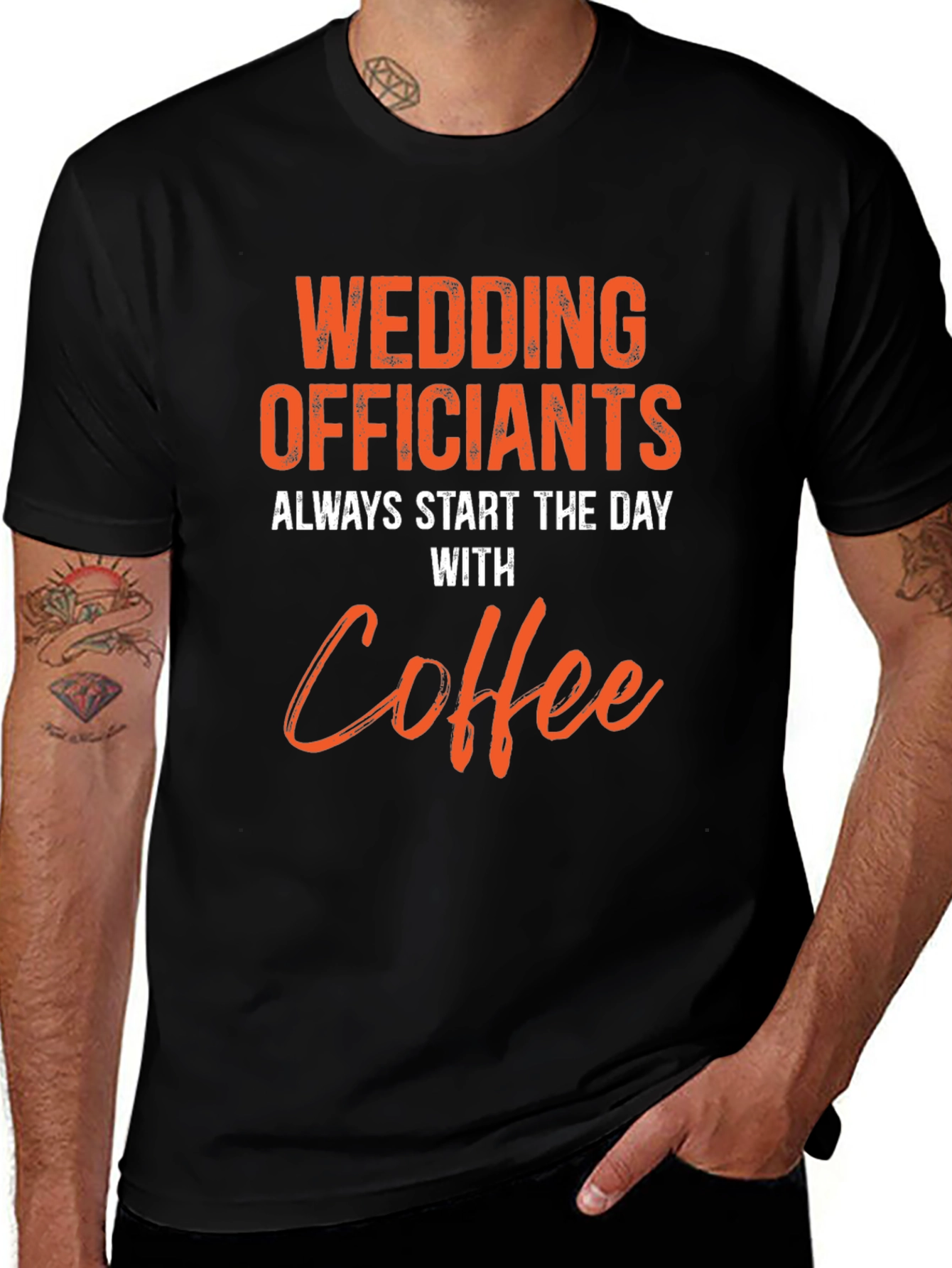 Variant 8 of Wedding Officiants Coffee T-Shirt