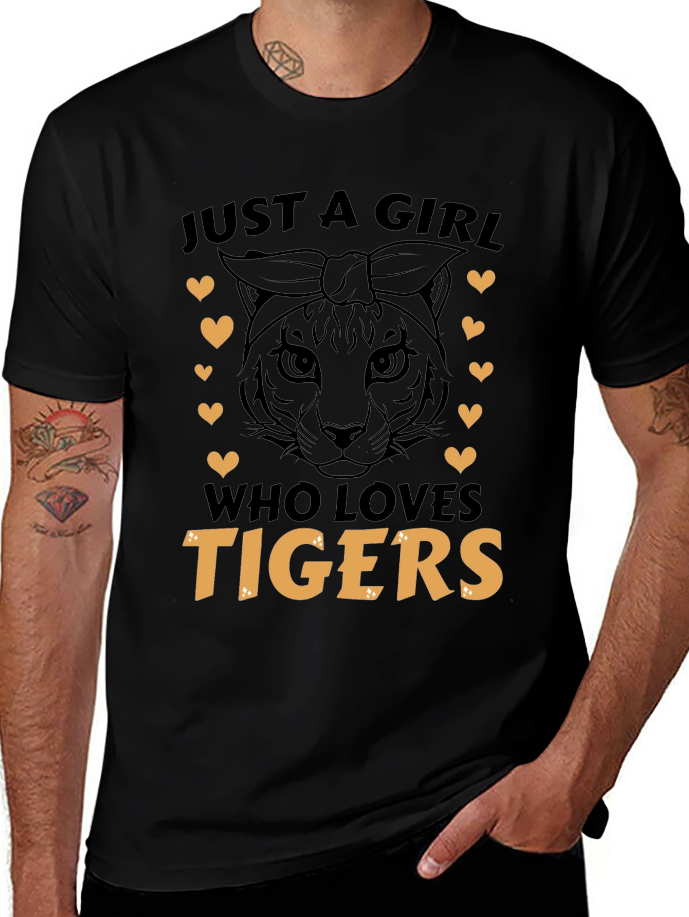 Just a Girl Who Loves Tigers T-Shirt