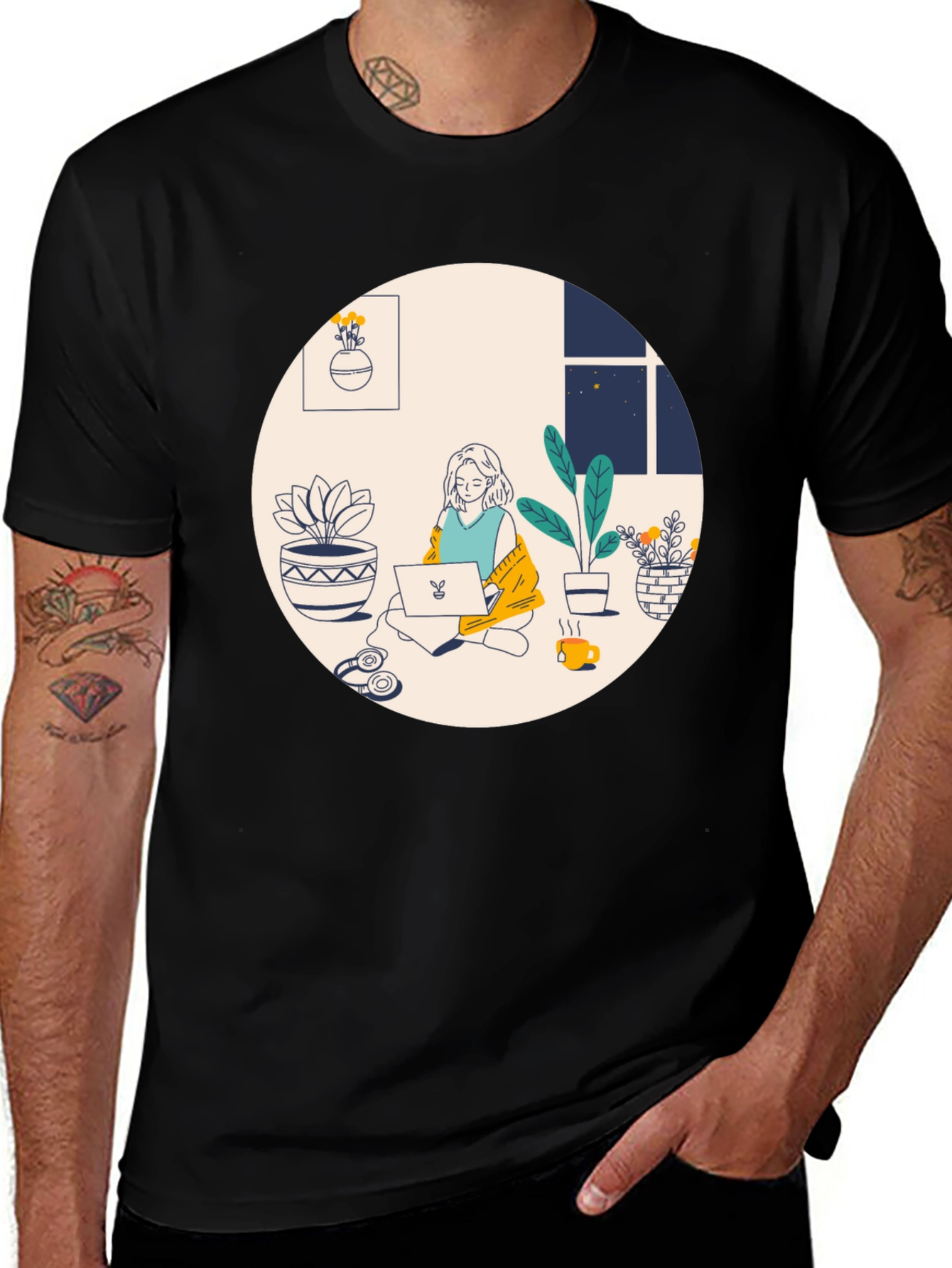 Variant 19 of Work from Home Graphic T-Shirt