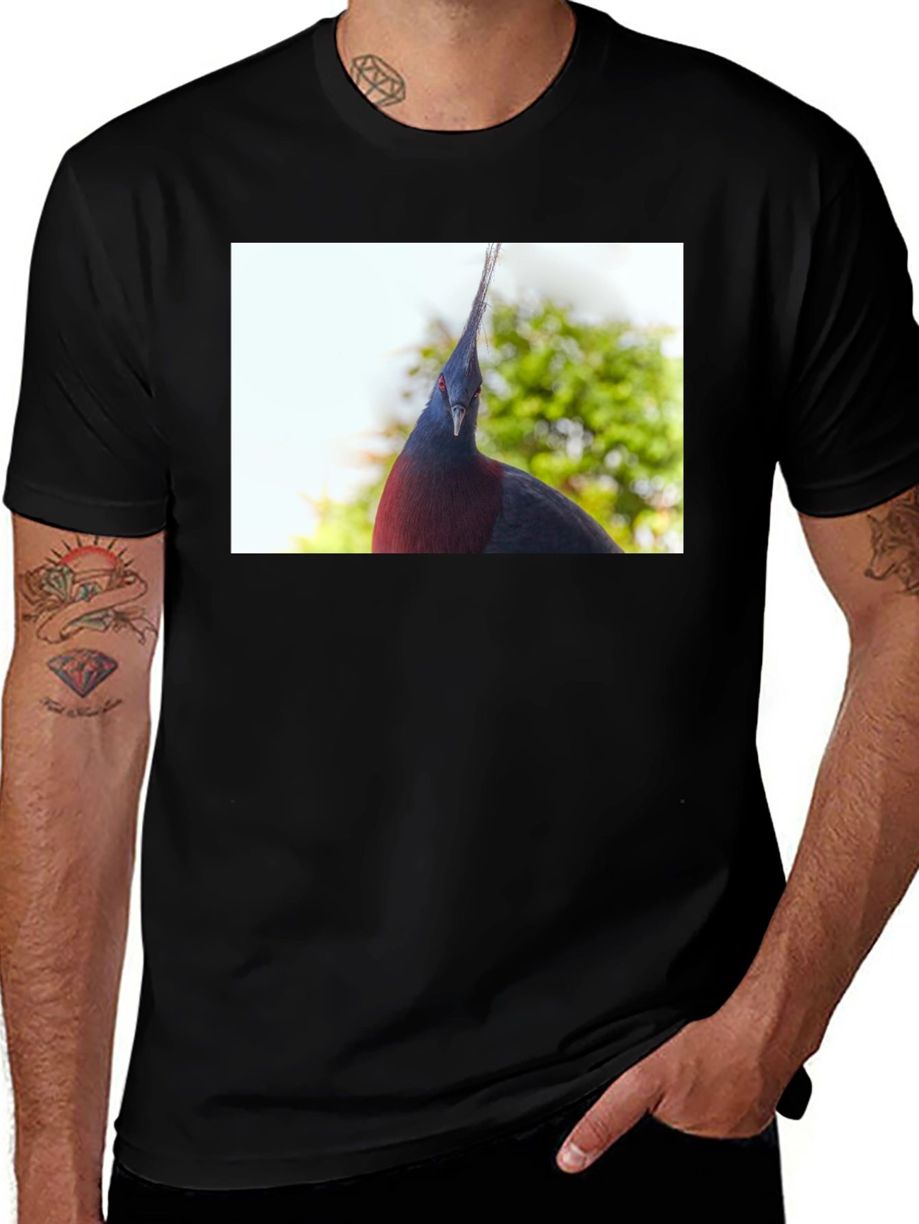 Variant 14 of Exotic Bird T-Shirt - Unique Animal Tee