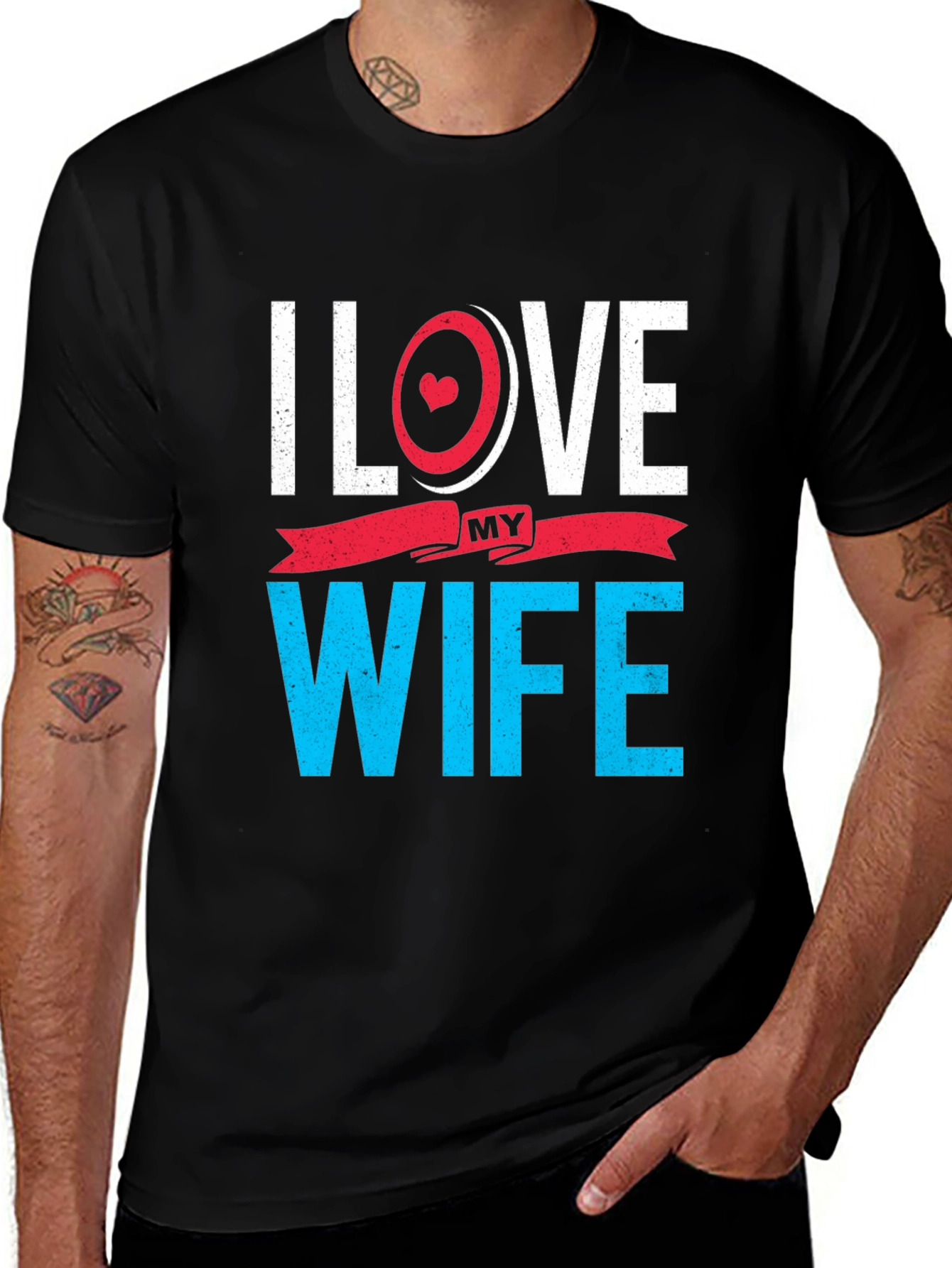 I Love My Wife T-Shirt - Husband Gift