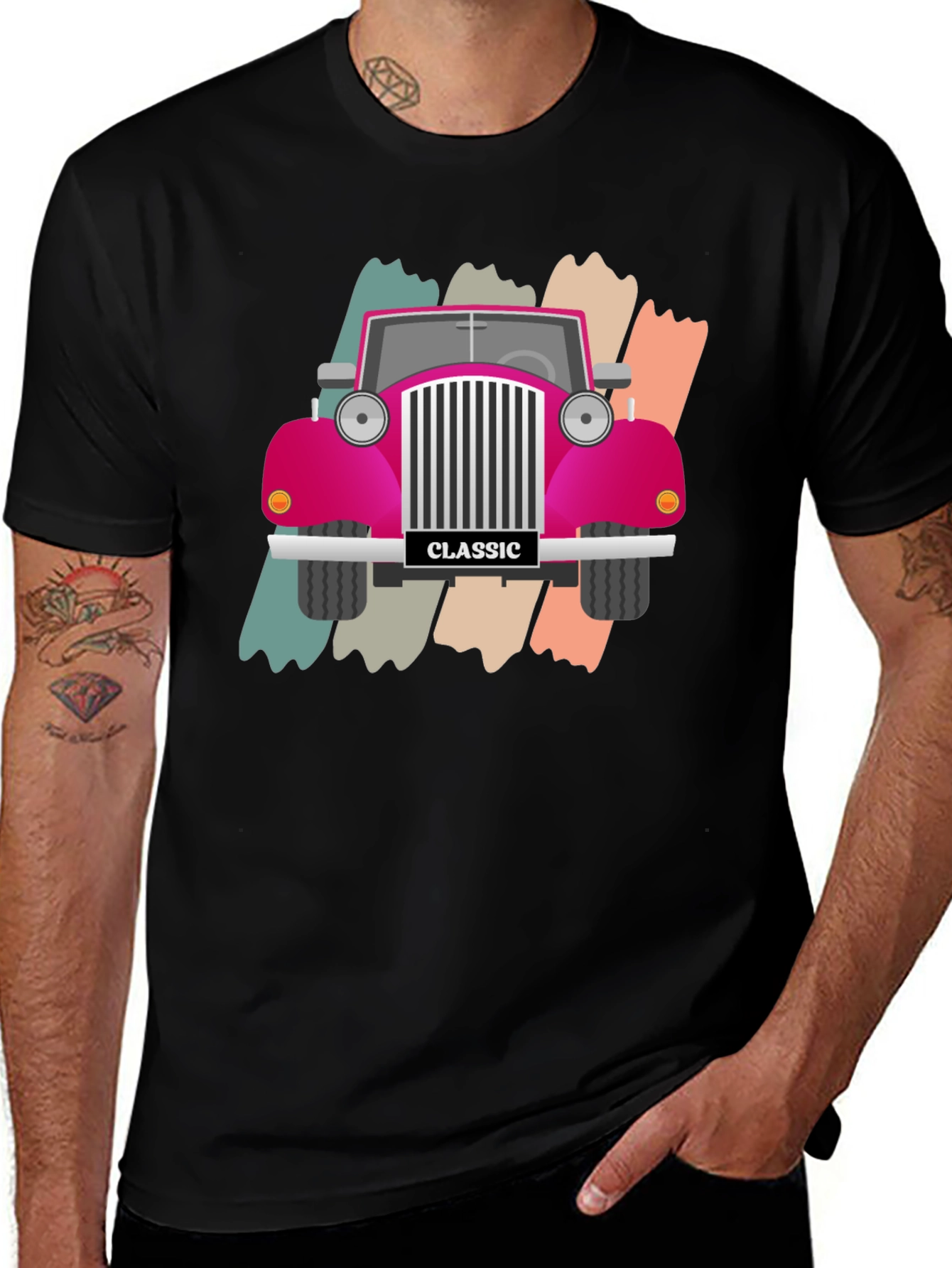Variant 2 of Classic Car T-Shirt - Retro Style