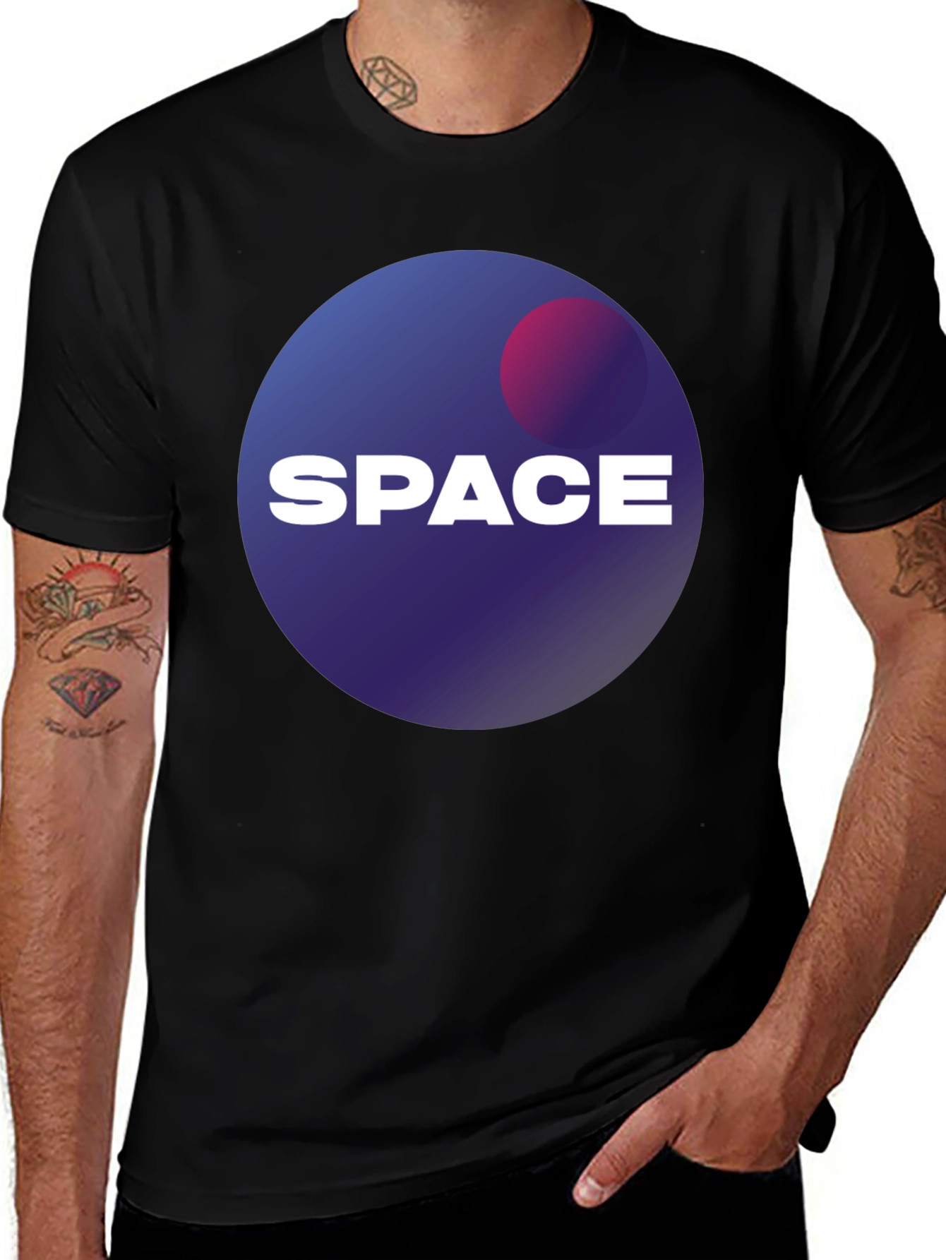 Variant 18 of Space Graphic T-Shirt - Galaxy Design