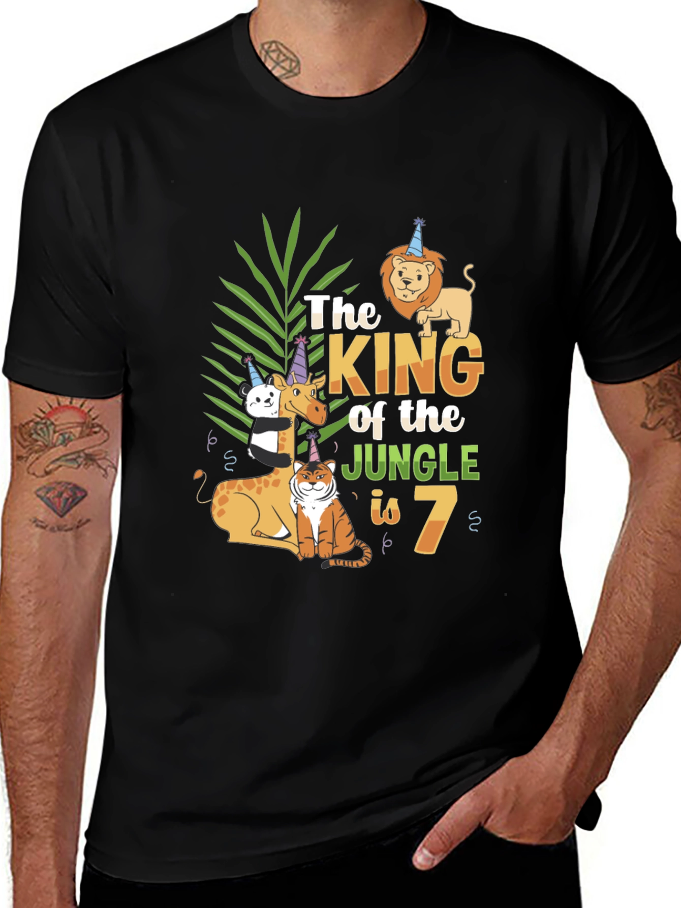 Variant 26 of King of the Jungle Birthday T-Shirt