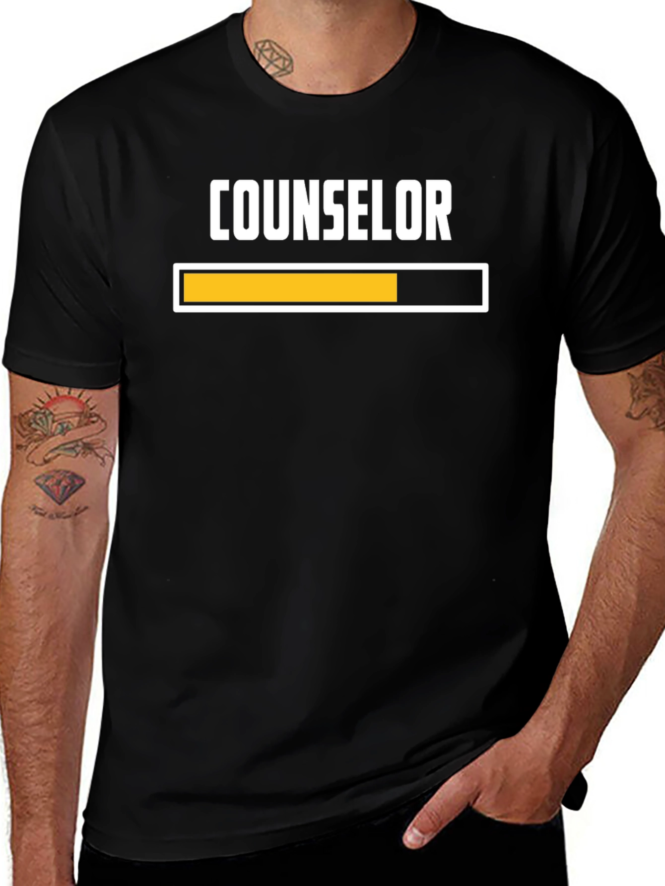 Variant 8 of Counselor Loading Funny Graphic T-Shirt
