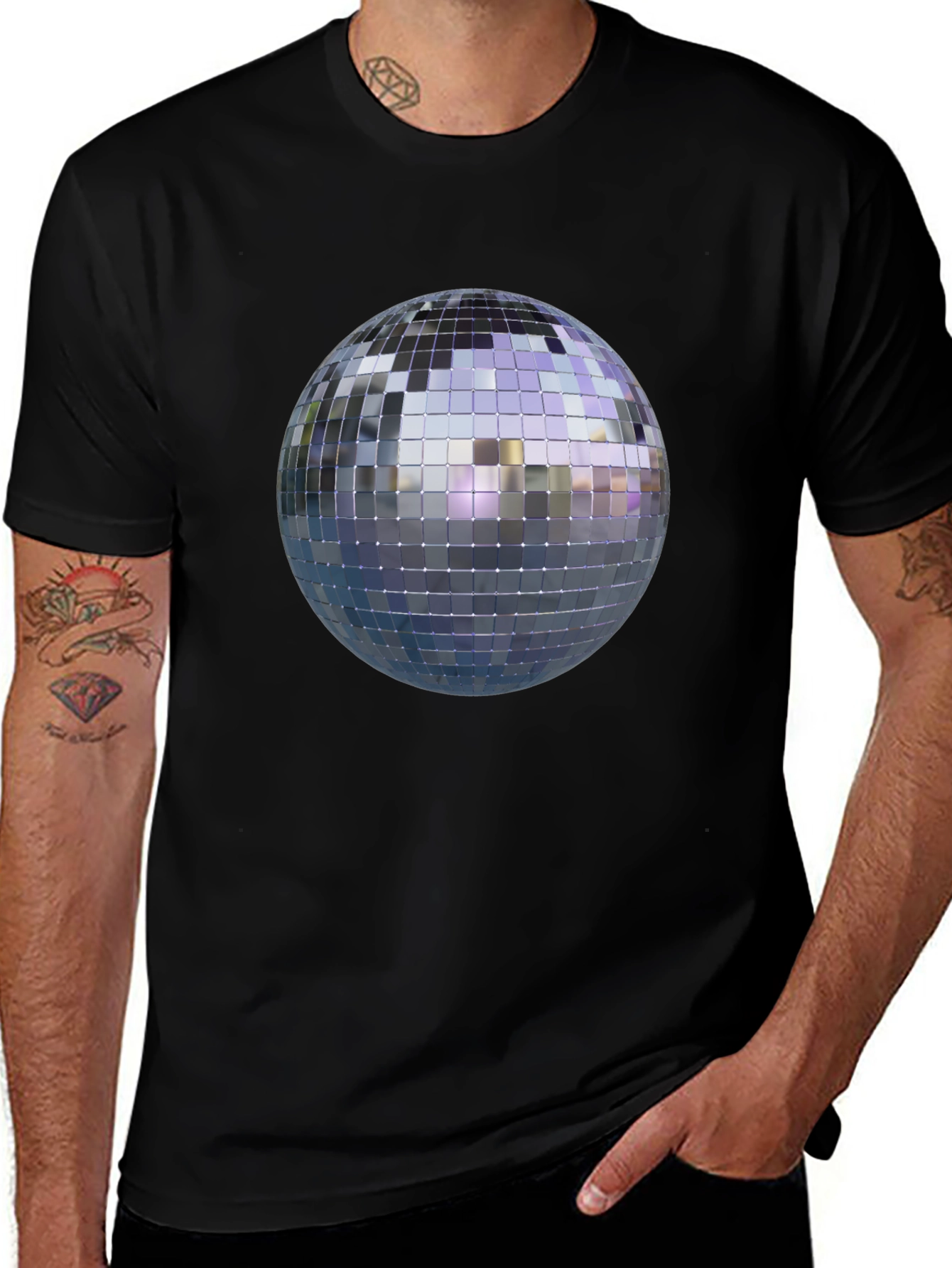 Variant 3 of Disco Ball T-Shirt - Shiny and Fun!
