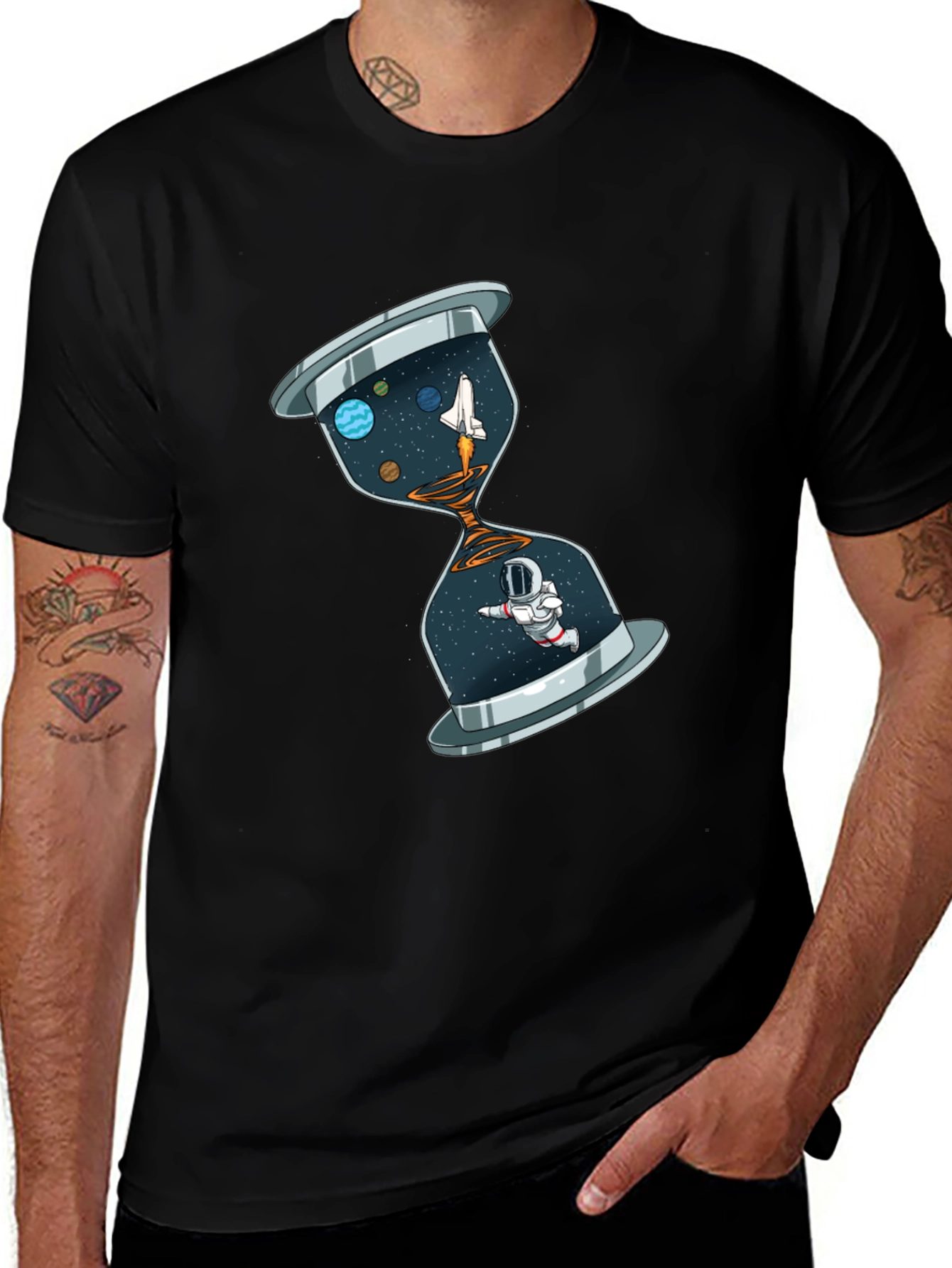 Variant 20 of Space Hourglass Graphic Tee