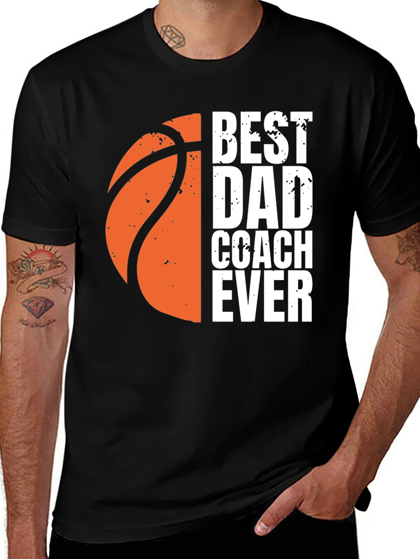 Variant 22 of Best Dad Coach Ever Graphic Tee