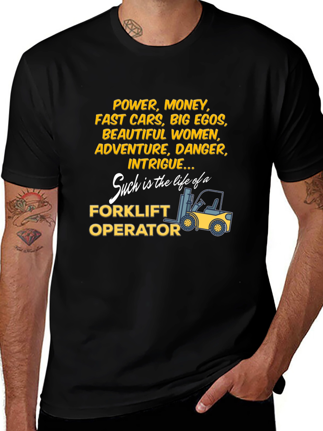 Variant 28 of Forklift Operator Life T-Shirt