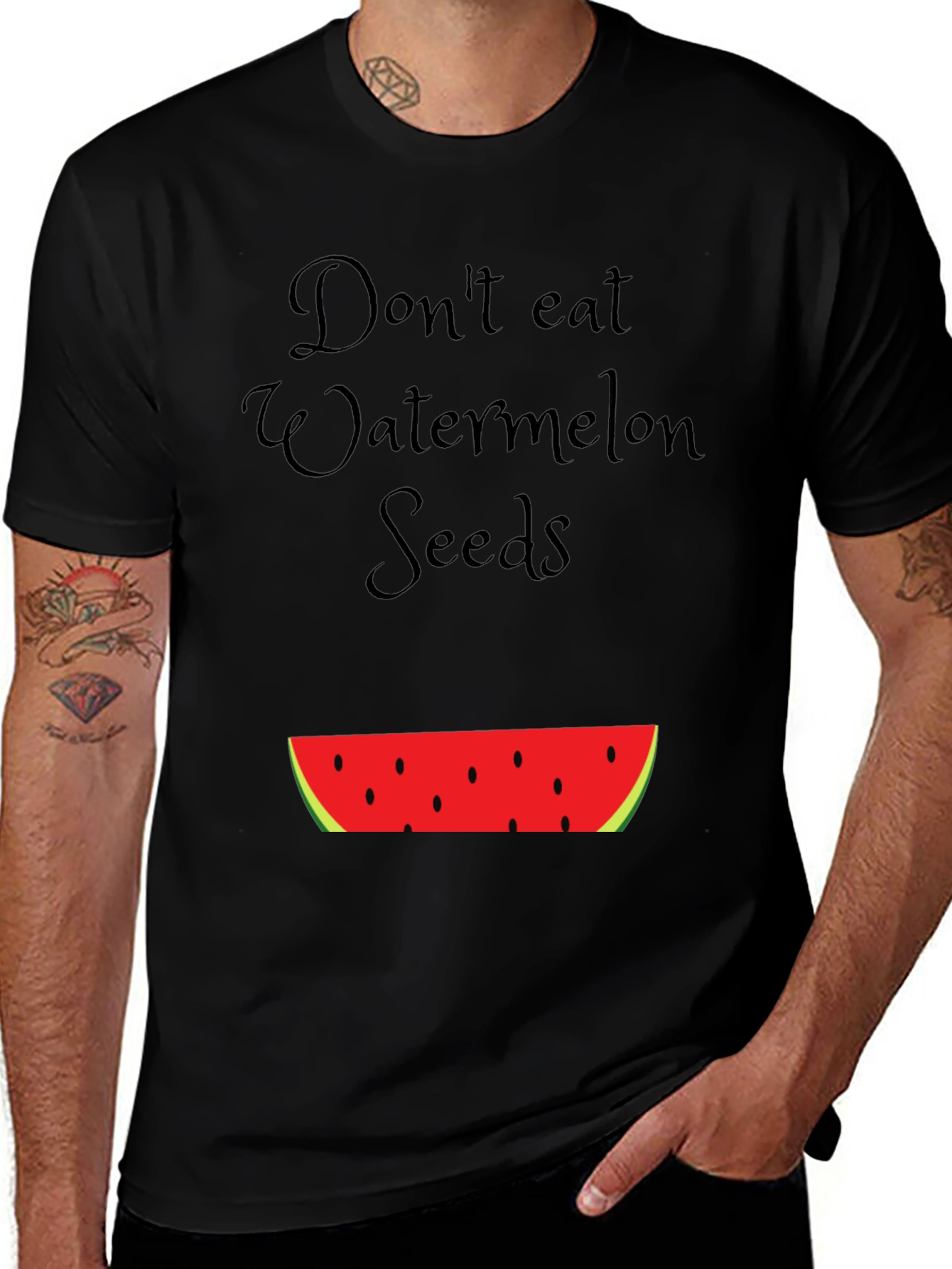 Variant 27 of Don't Eat Watermelon Seeds T-Shirt