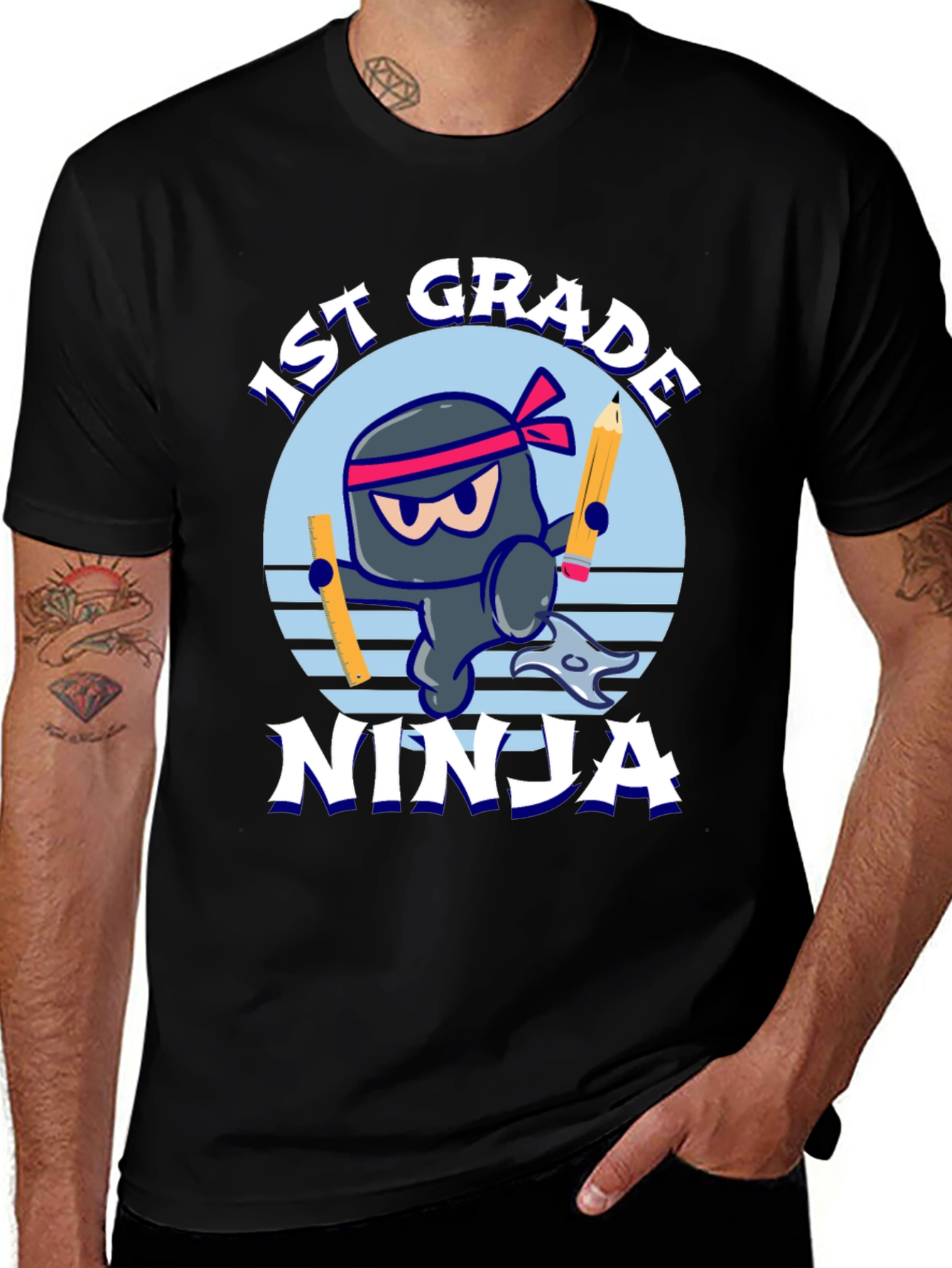 1st Grade Ninja T-Shirt - Back to School