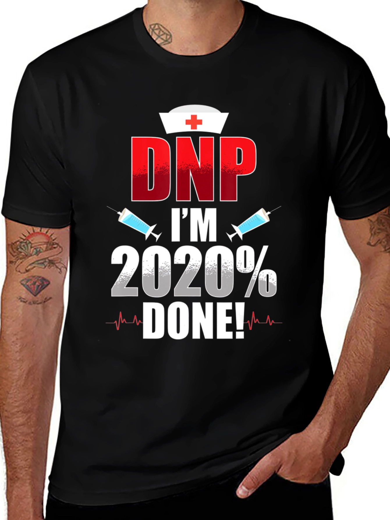 DNP Nurse 2020% Done T-Shirt
