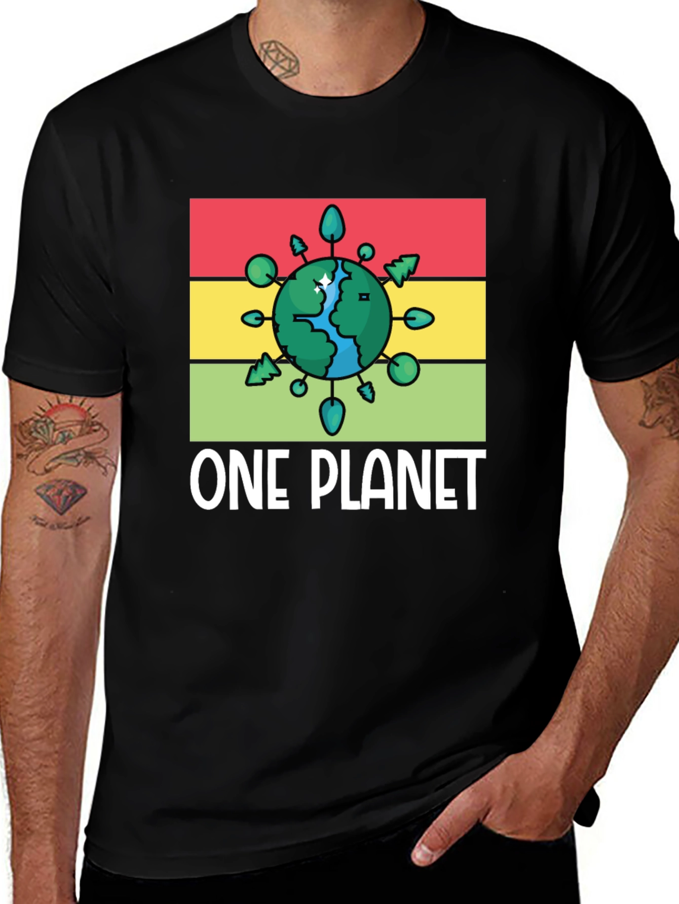 One Planet Graphic Tee - Eco Friendly T-Shirt