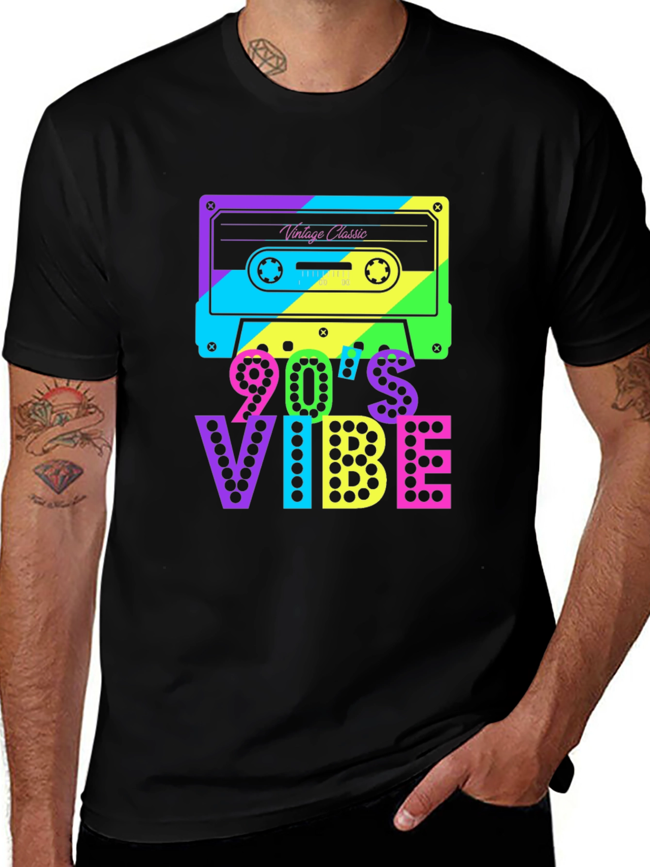 90's Vibe Retro Cassette T-Shirt