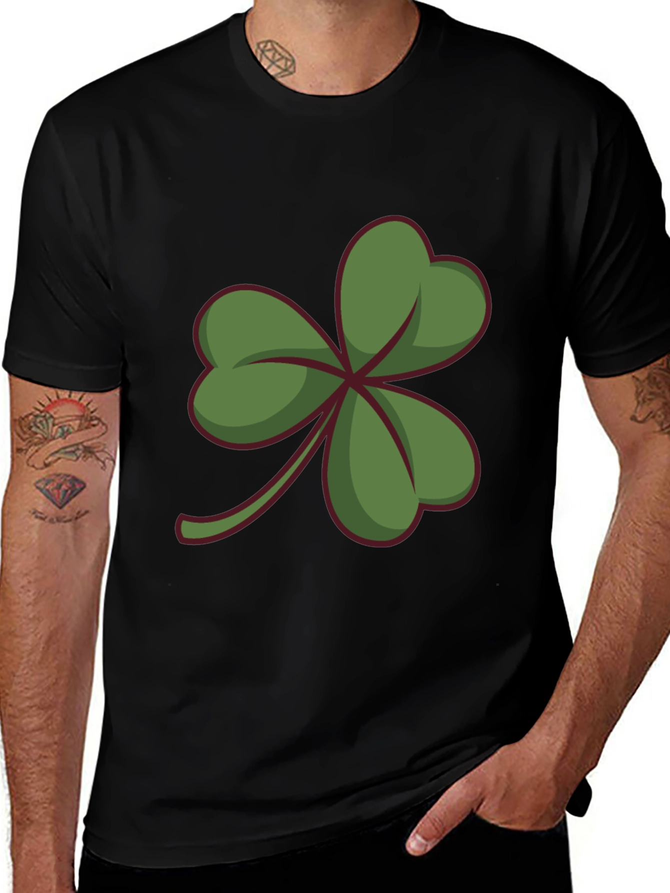 Variant 21 of Lucky Shamrock Tee - Irish Pride T-Shirt