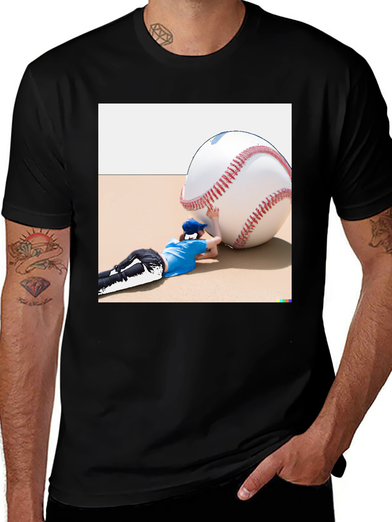 Variant 16 of Baseball Fan T-Shirt - Unique Sports Design