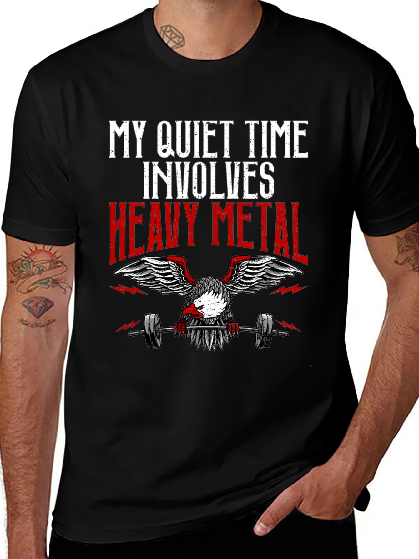 Variant 9 of Heavy Metal Workout T-Shirt
