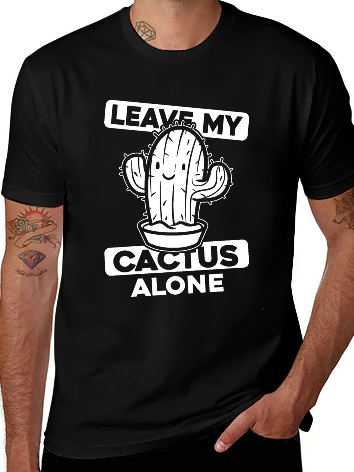 Variant 24 of Leave My Cactus Alone Graphic Tee