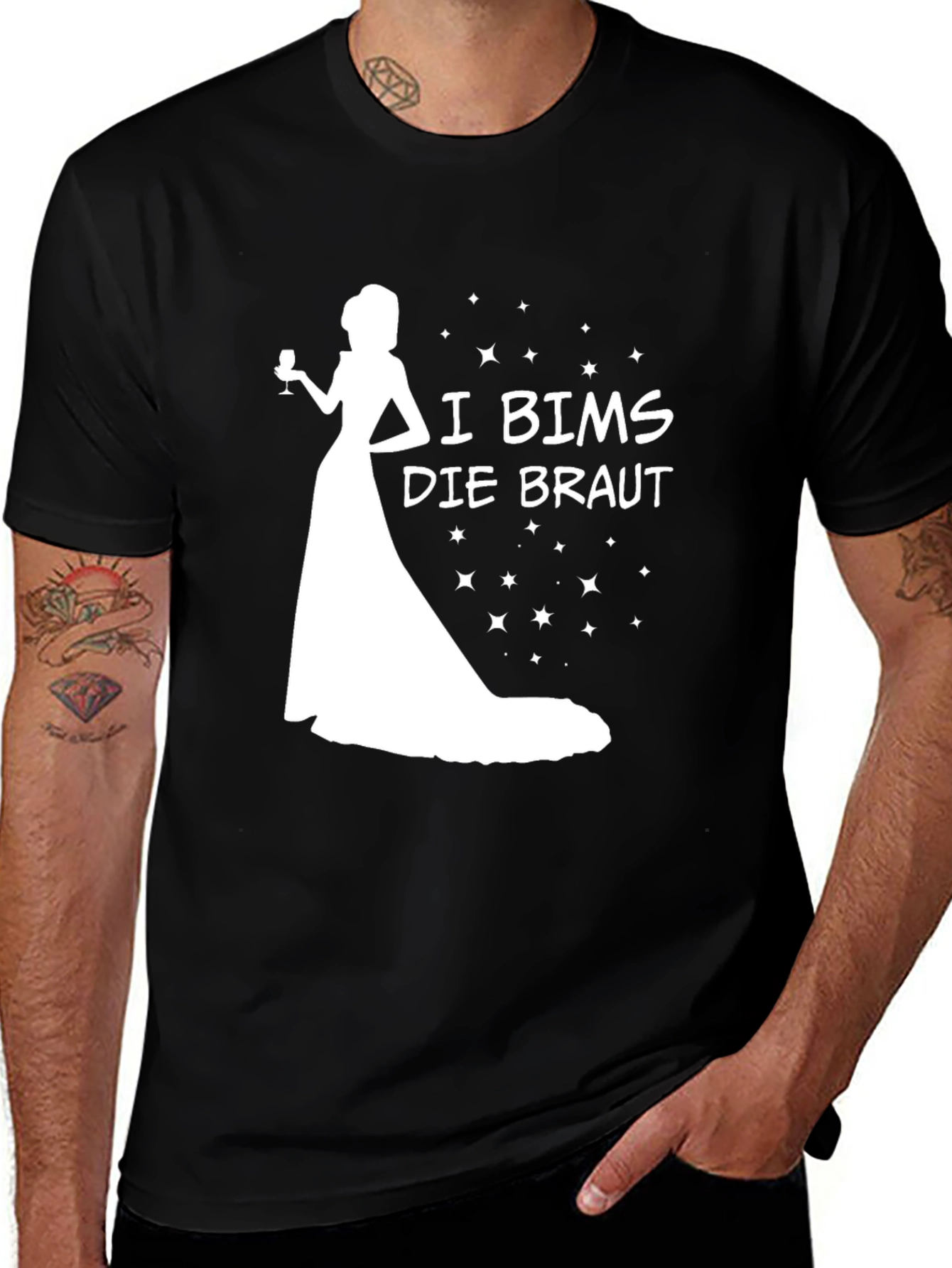 I Bims Die Braut T-Shirt, Bride To Be Tee