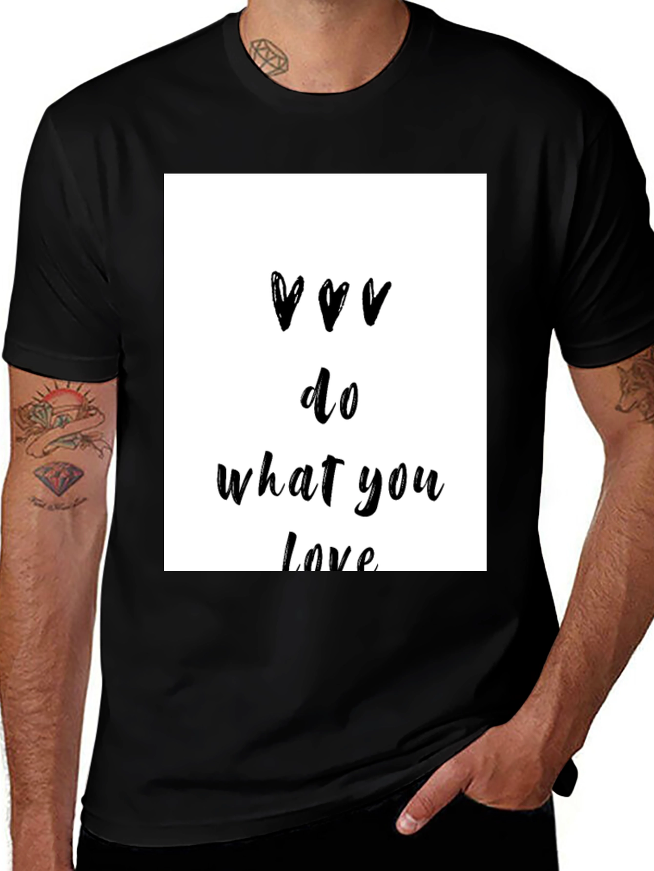 Do What You Love Black T-Shirt